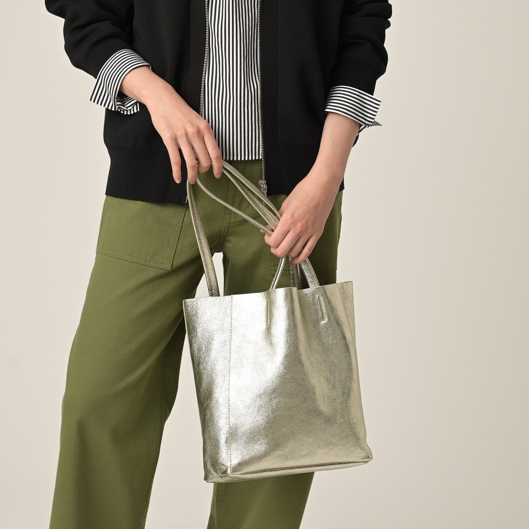 UNTITLED「【MILOS】別注メタリックトート」|トートバッグ|