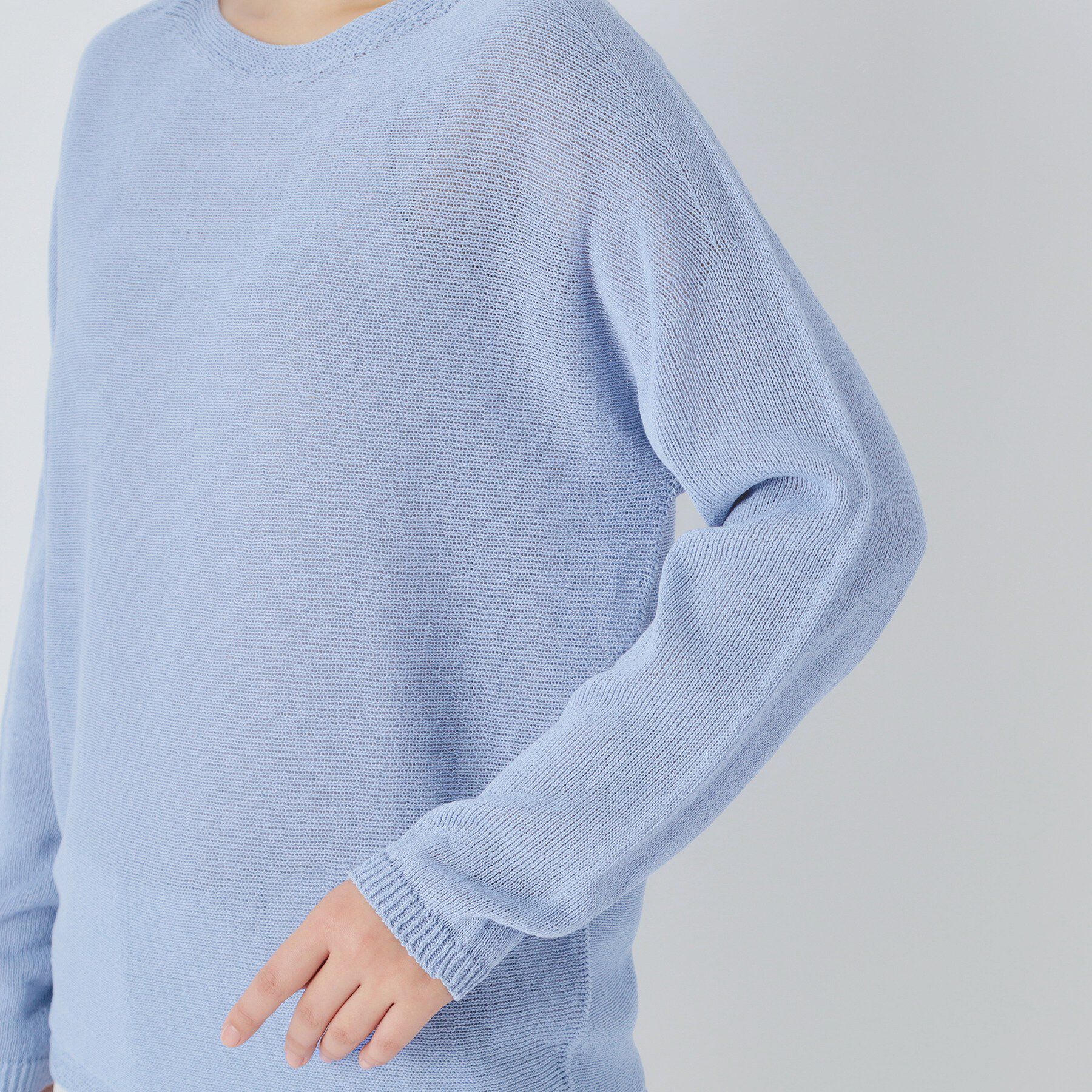 UNTITLED「ドライタッチボートネックニット」|ニット・セーター|