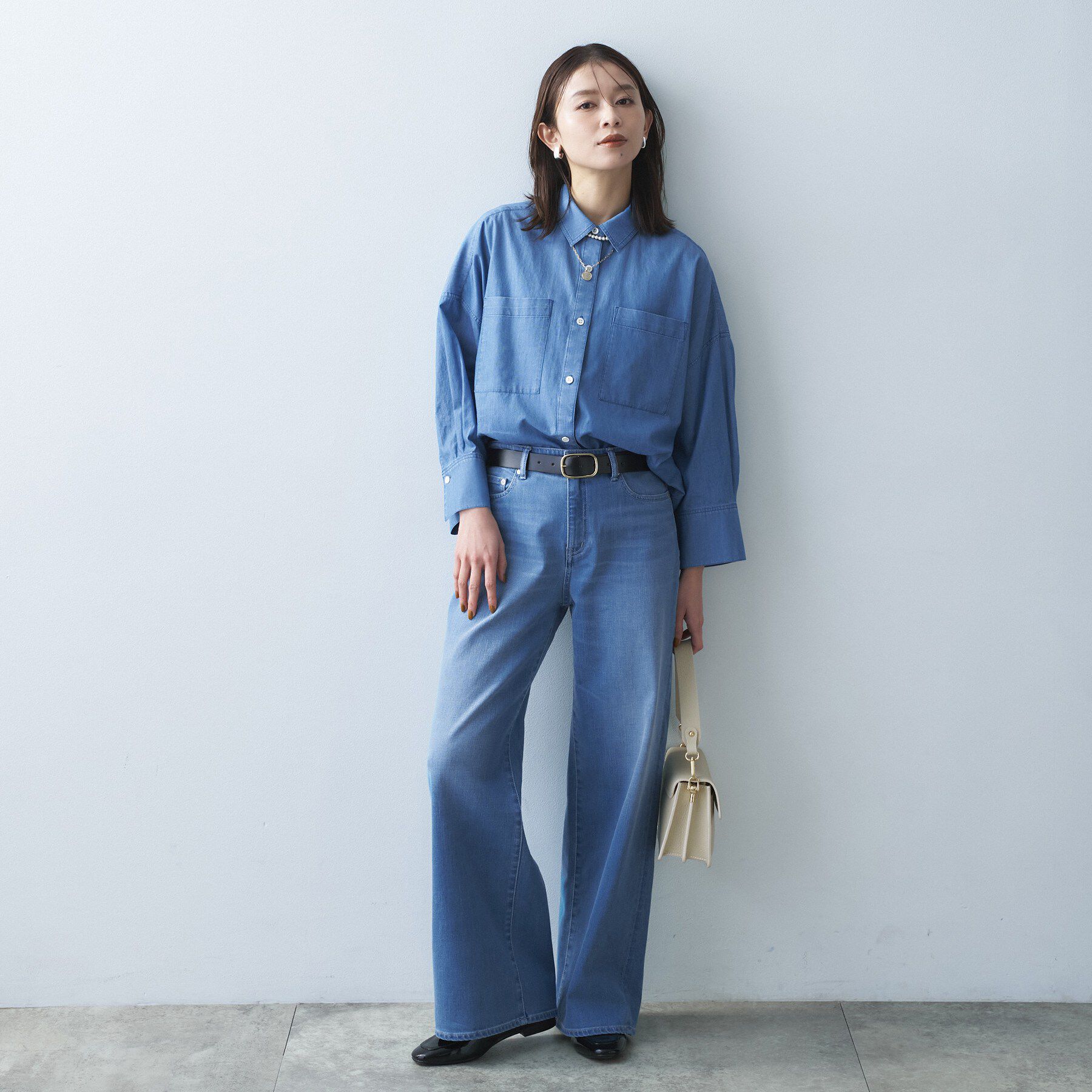 UNTITLED「エアリーデニムシャツ」|シャツ・ブラウス|