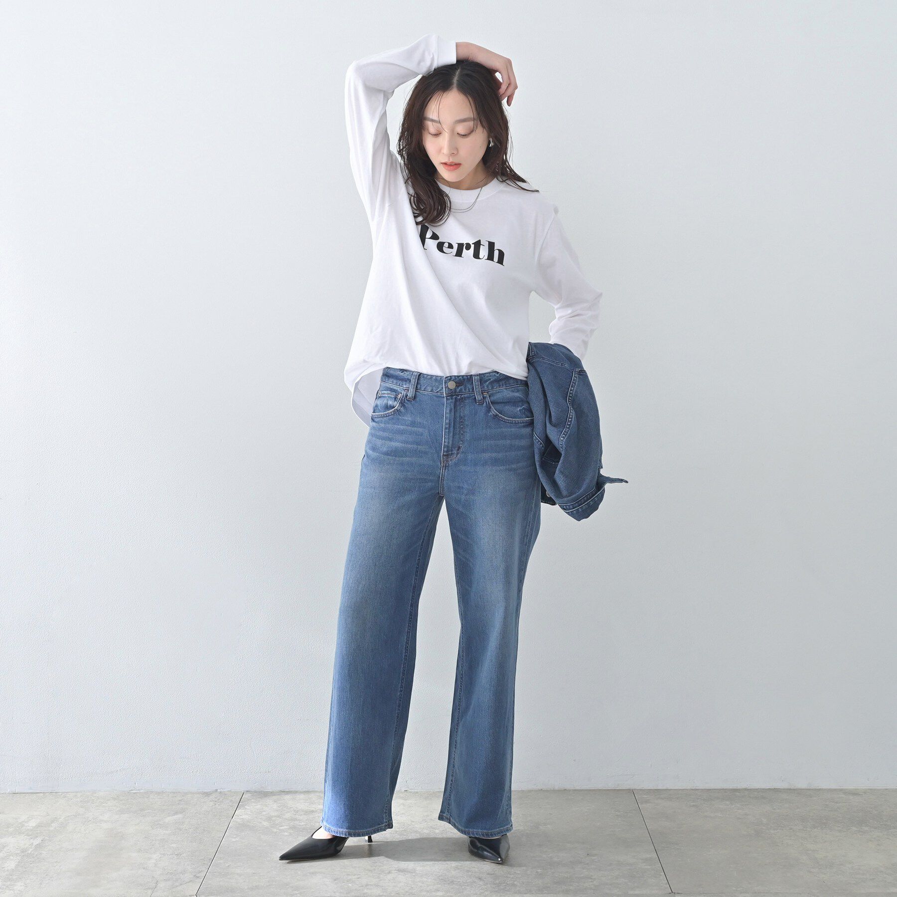 UNTITLED「【Healthy DENIM】別注Quiche（キッシュ）セミフレアデニム」|デニム|