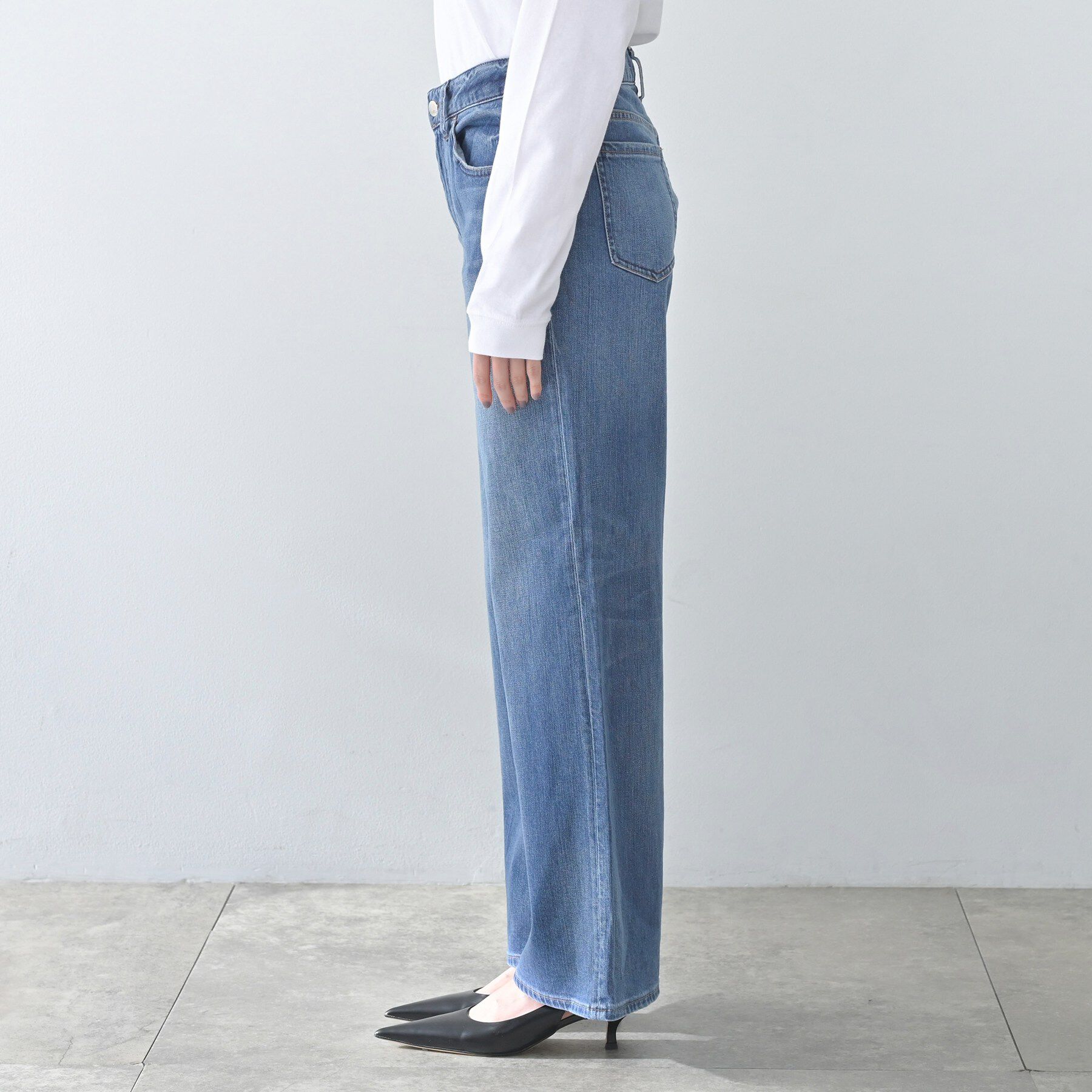 UNTITLED「【Healthy DENIM】別注Quiche（キッシュ）セミフレアデニム」|デニム|