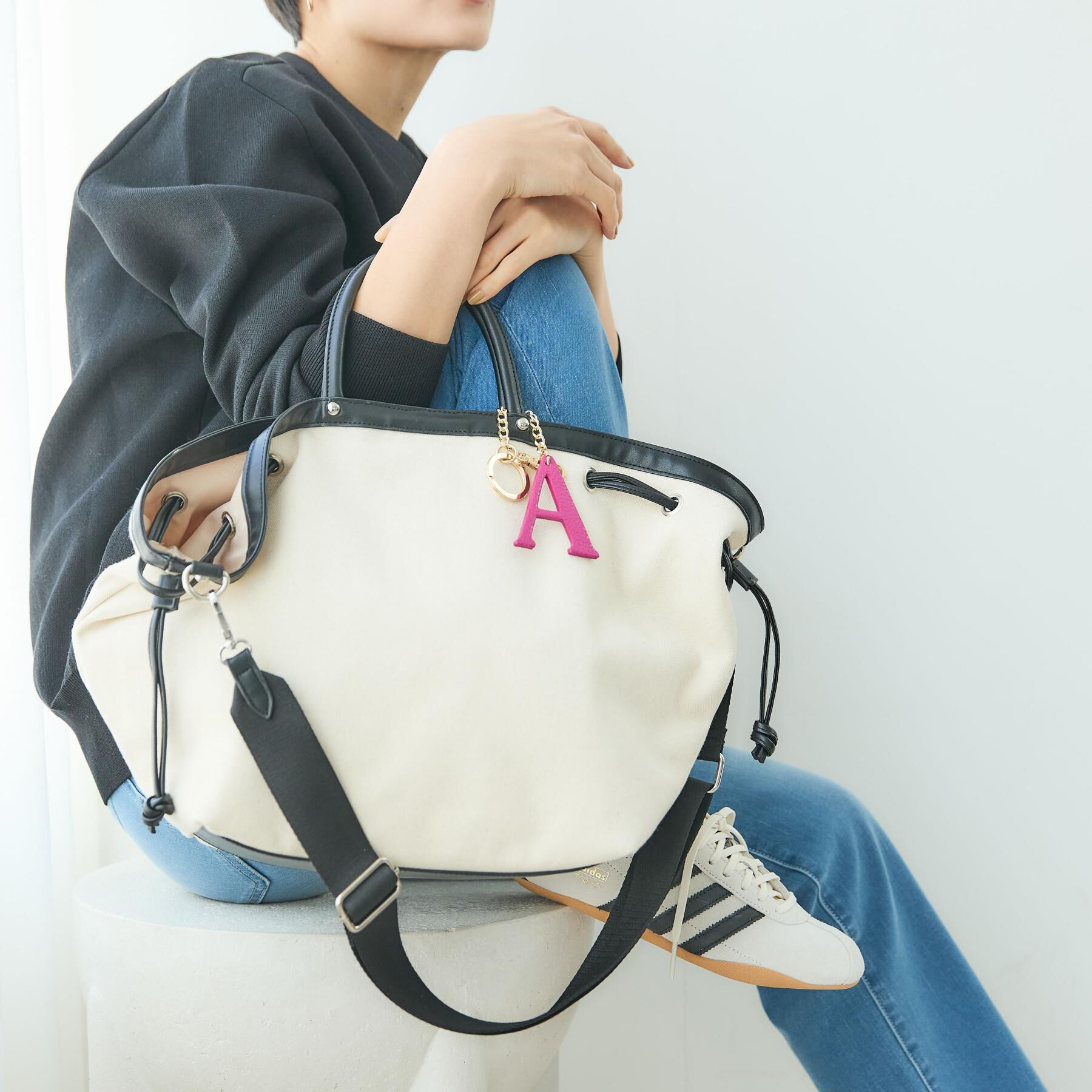 UNTITLED「2WAYドロストトート」|トートバッグ|