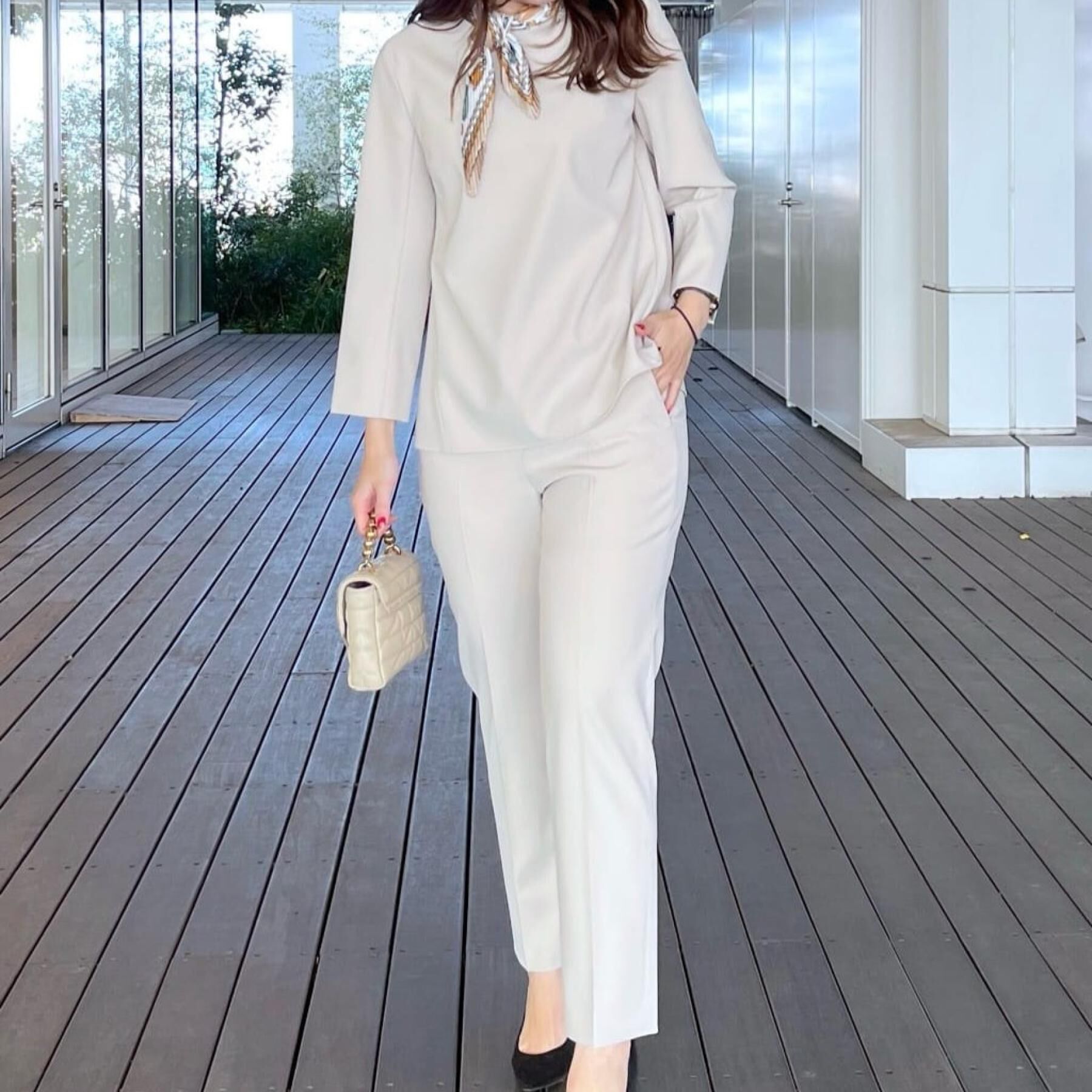 COUP DE CHANCE「【洗える／撥水加工】Aラインブラウス」|シャツ・ブラウス|