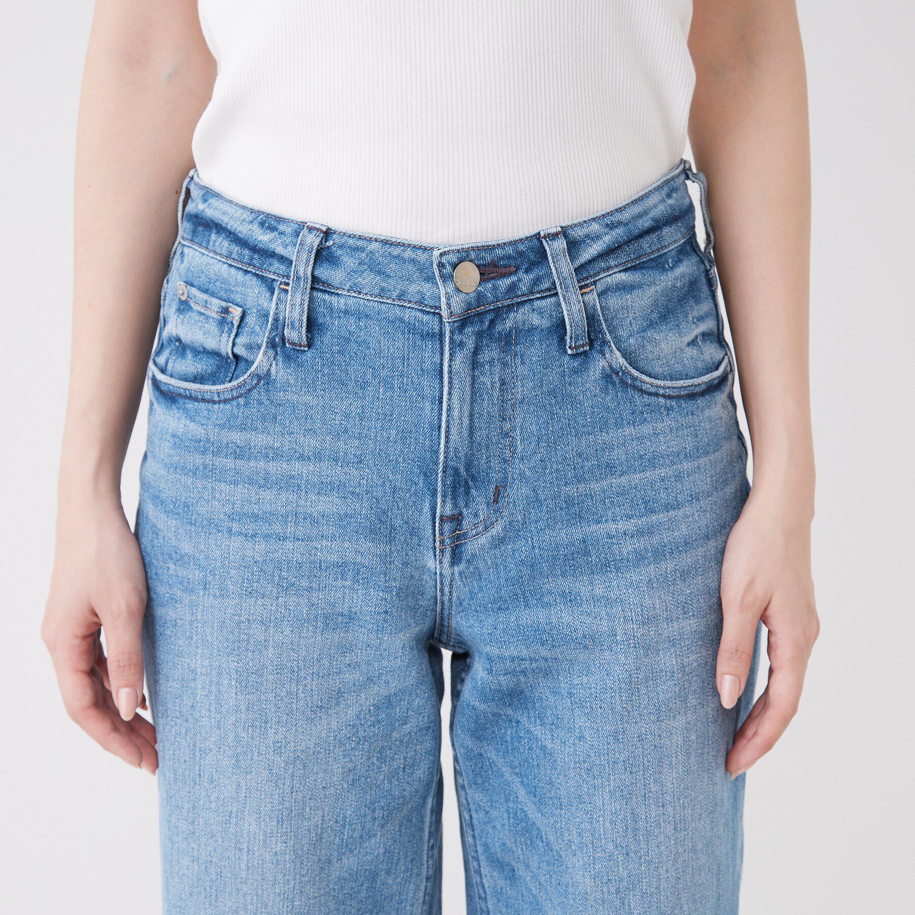 COUP DE CHANCE「【デニムパンツ】Healthy Denim／ Pink Pepper Midrise（ピンクペッパー」|デニム|