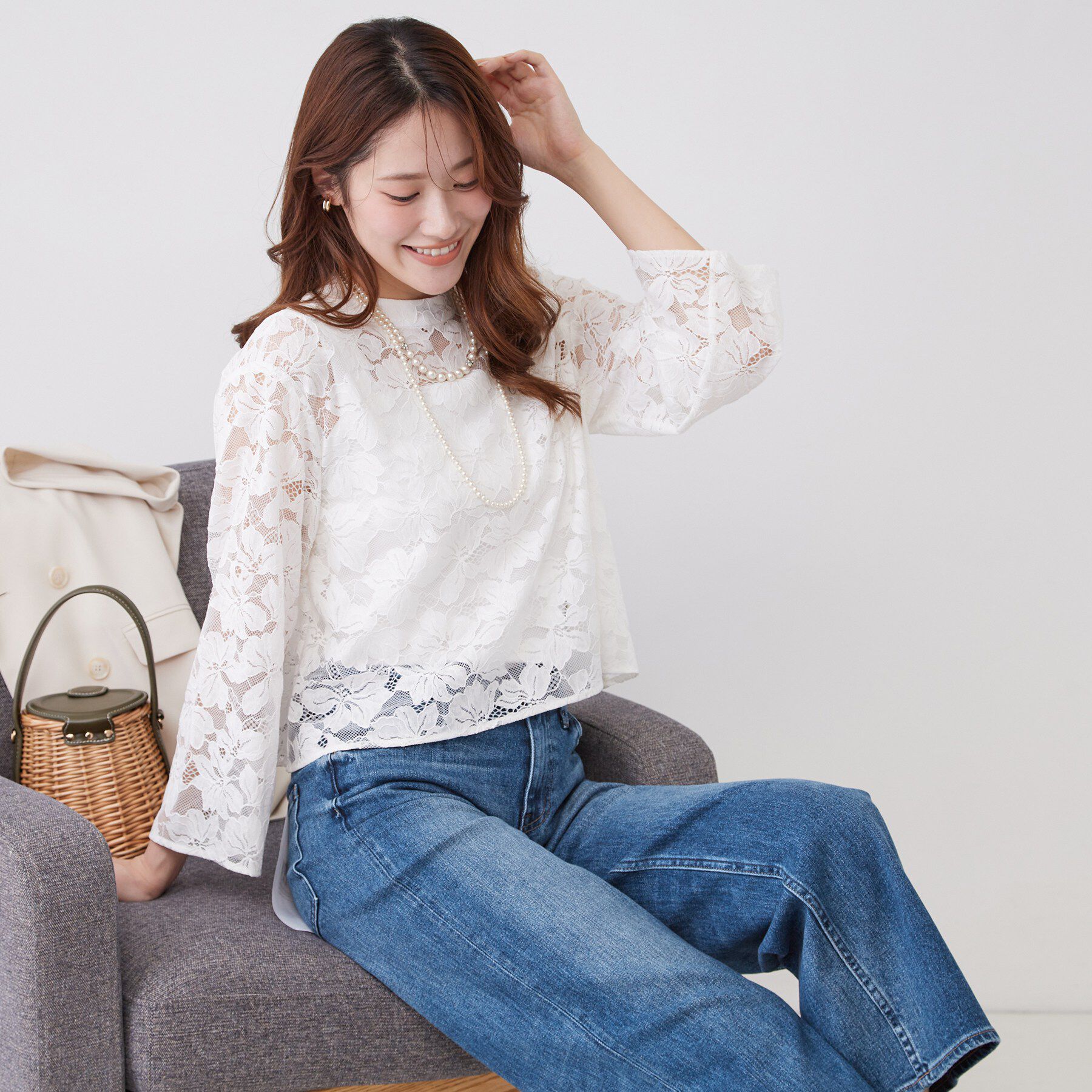 COUP DE CHANCE「【デニムパンツ】Healthy Denim／ Pink Pepper Midrise（ピンクペッパー」|デニム|