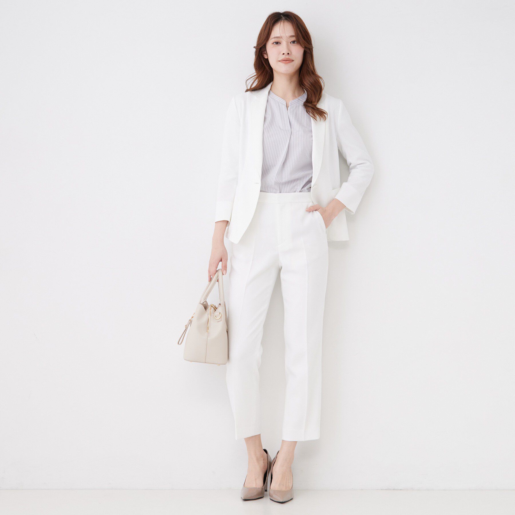 COUP DE CHANCE「【手洗い可／日本製／セットアップ可】リネンライクテーパードパンツ」|その他|