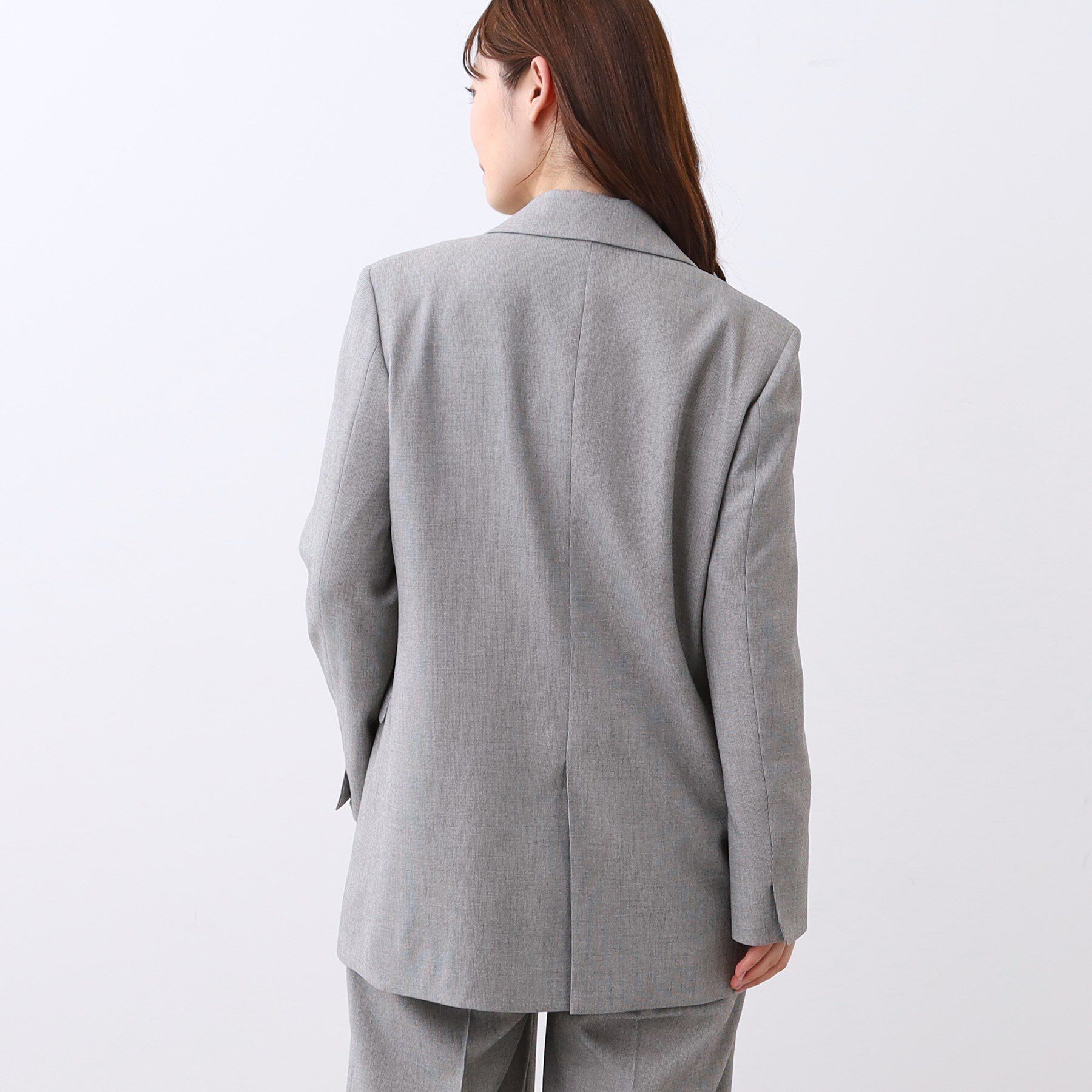 Reflect「【単品使いOK◎／ライトアウター／セットアップ可】リラクシーメランジジャケット」|テーラードジャケット|