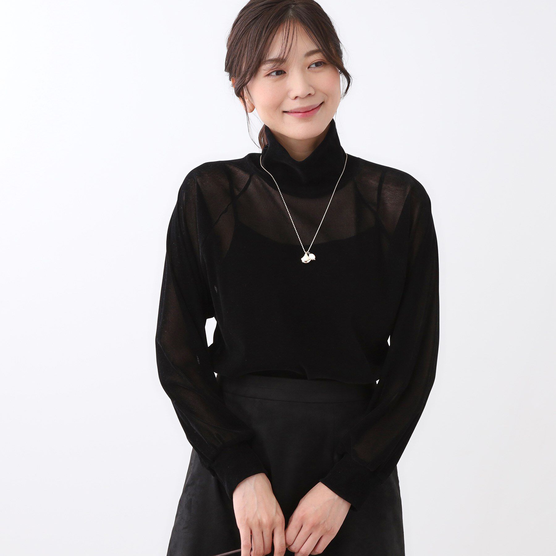 Reflect「【レイヤードスタイルのインナーに◎】タートル&times;ラグランスリーブプルオーバー」|Tシャツ・カットソー|