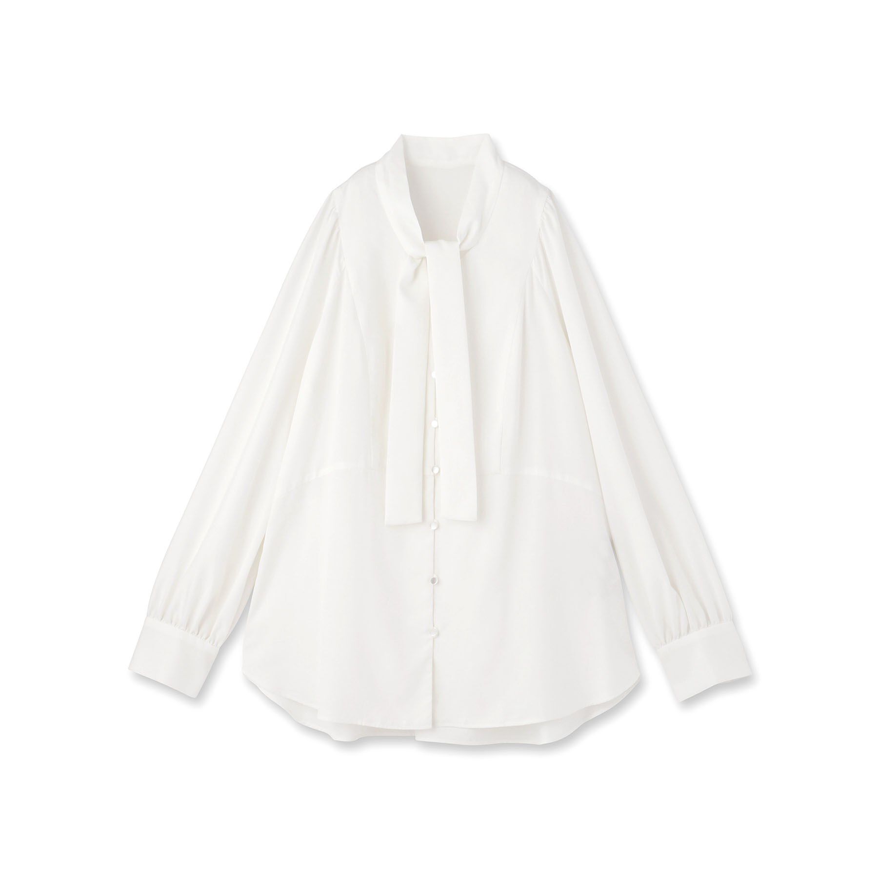 Reflect「【レイヤードに◎】ボウタイブラウス」|シャツ・ブラウス|