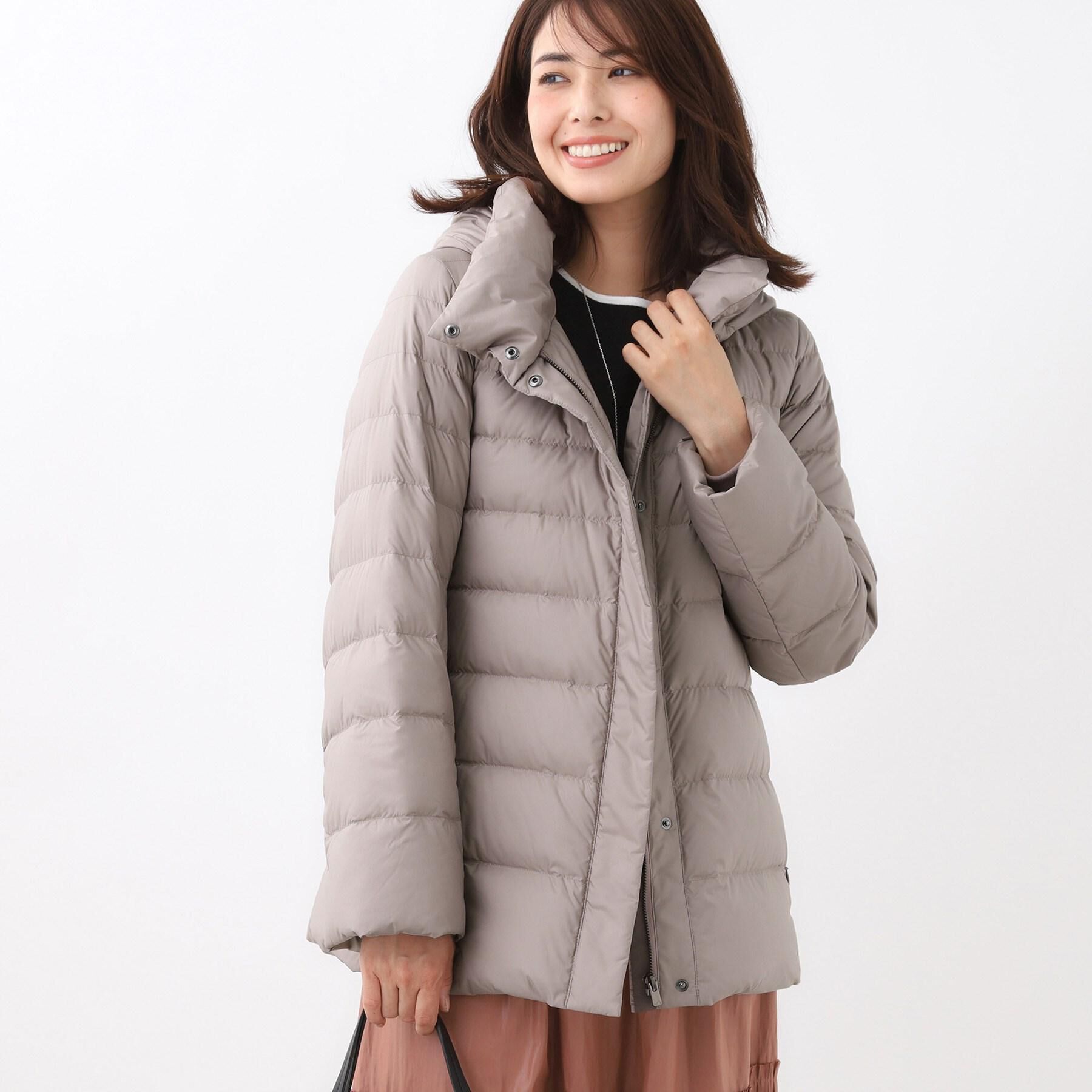 Reflect「【定番人気】フーデッドミドルダウンコート」|ダウン|モカブラウン(042