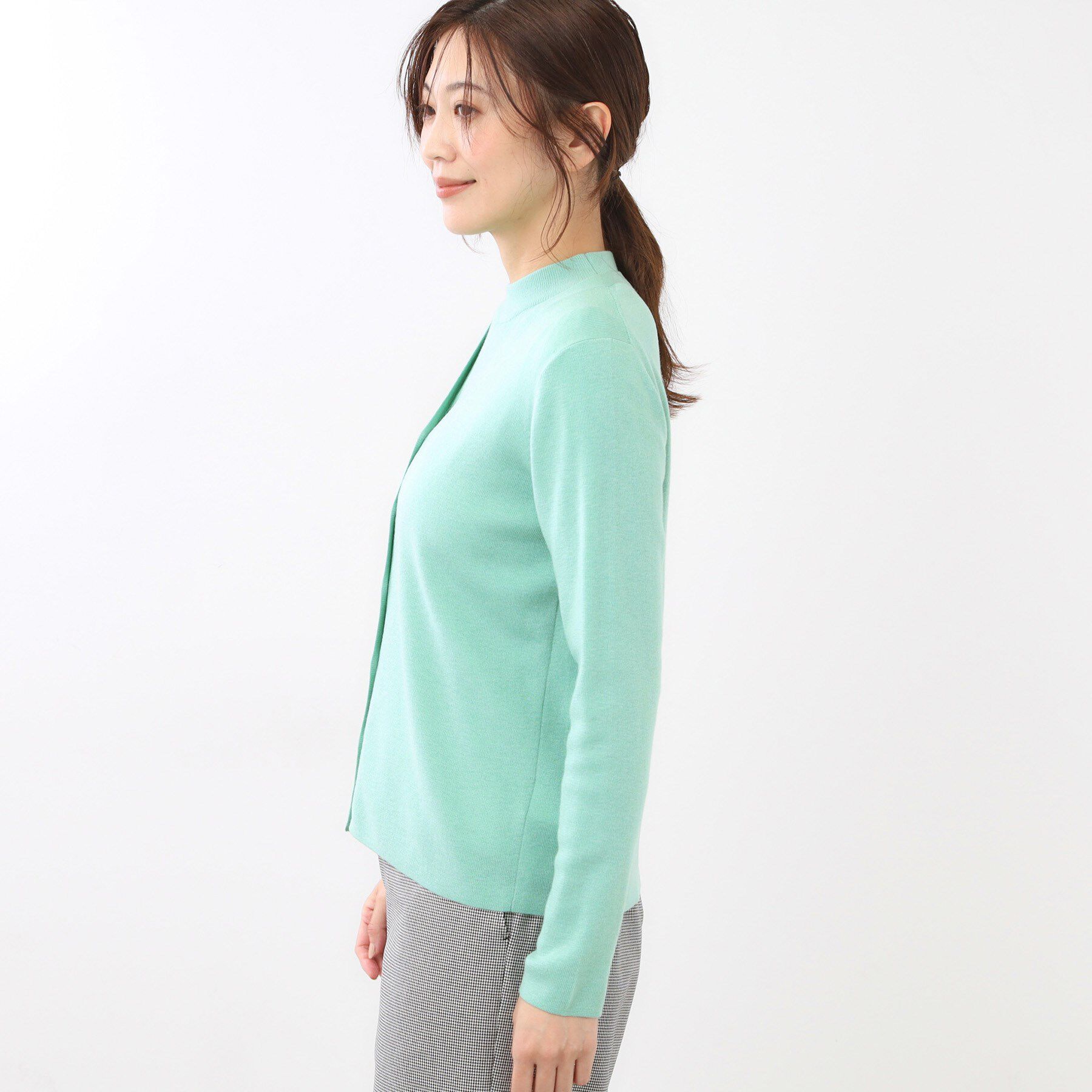 Reflect「【選べる5色／アンサンブル可】Vネックカーディガン」|カーディガン|