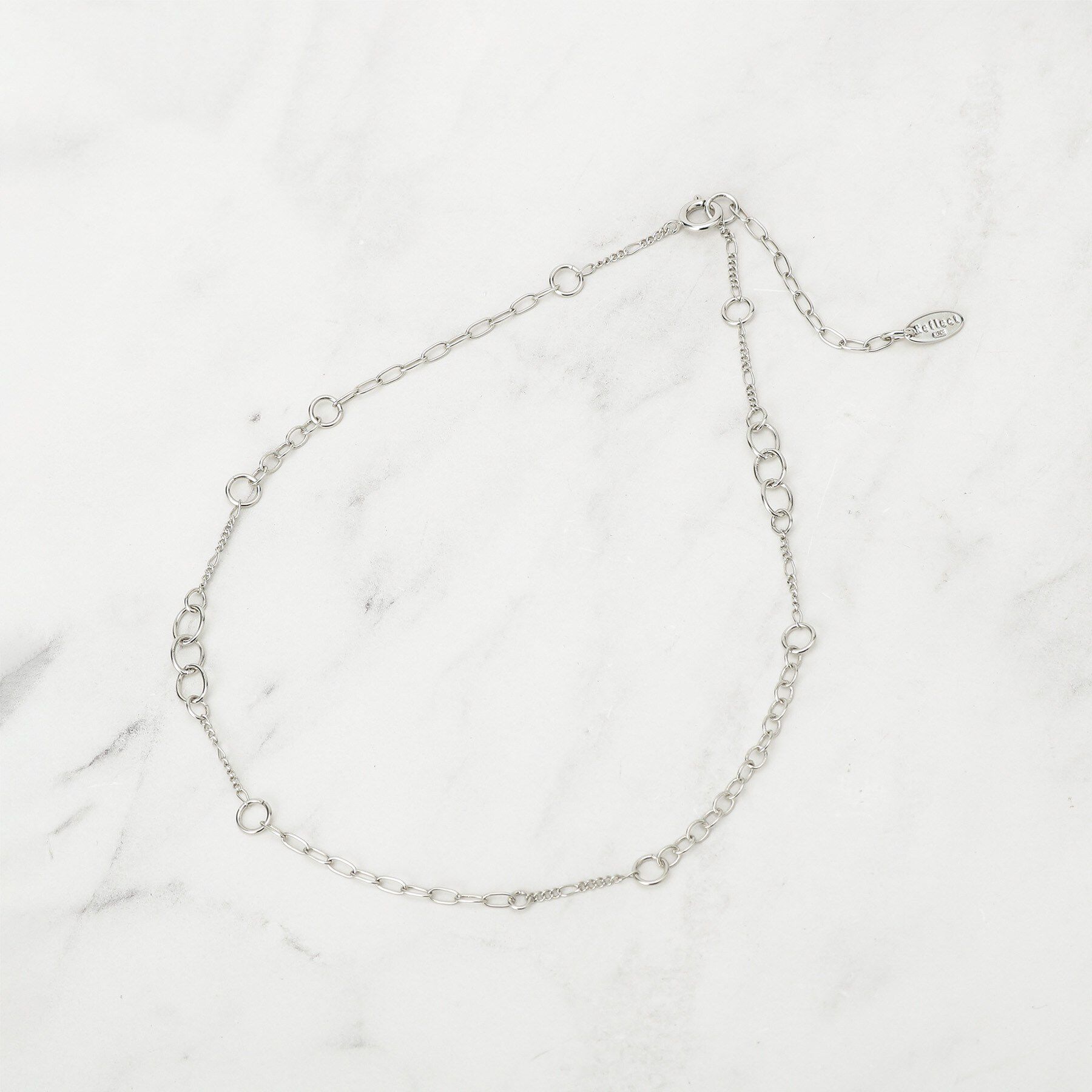 Reflect「ランダムチェーンネックレス」|ネックレス|シルバー(006)