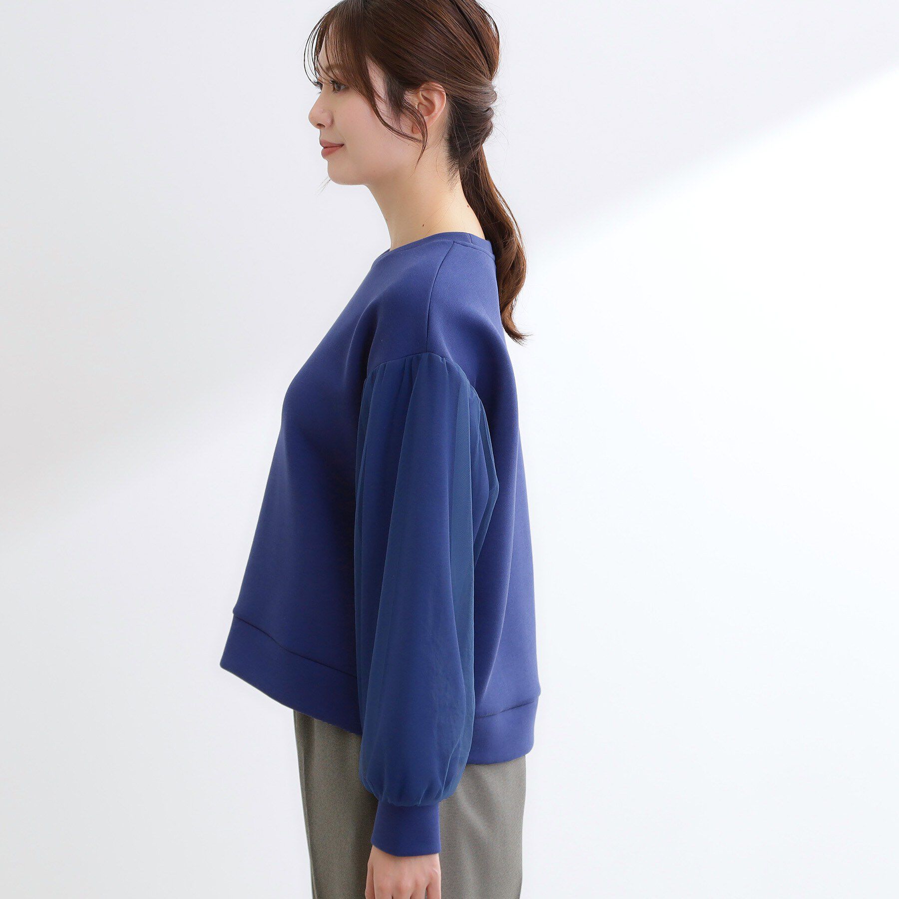 Reflect「チュールレイヤードスリーブプルオーバー」|Tシャツ・カットソー|