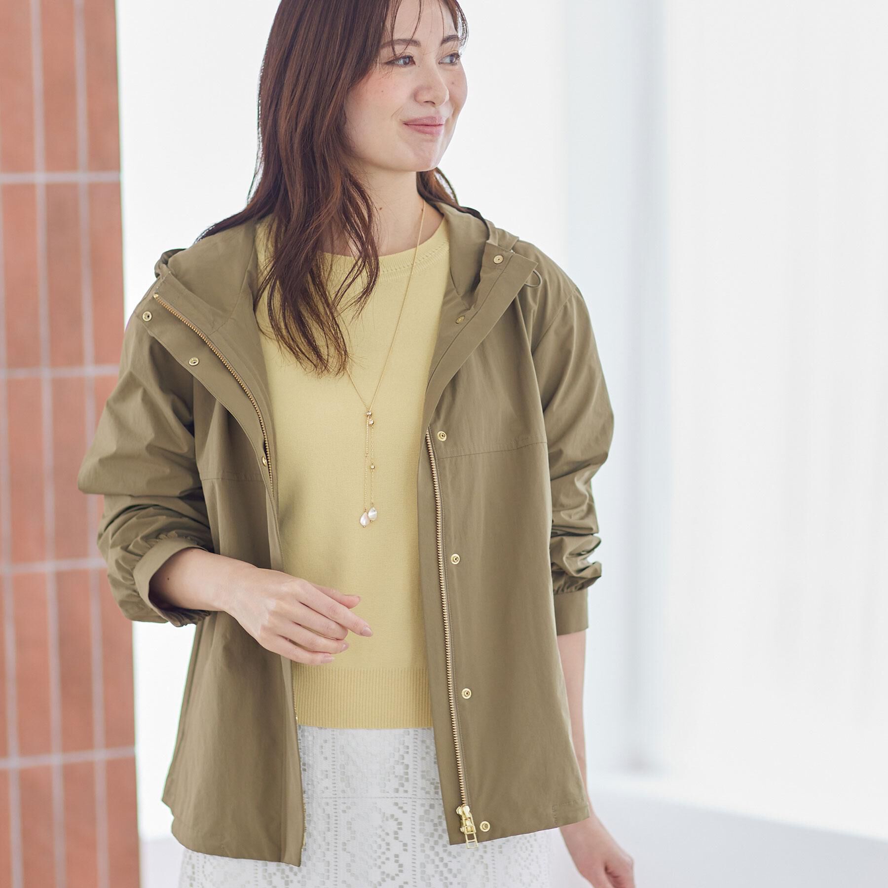 Reflect「【花粉バリア】マウンテンパーカー」|ブルゾン・スタジャン|オリーブグリーン(0