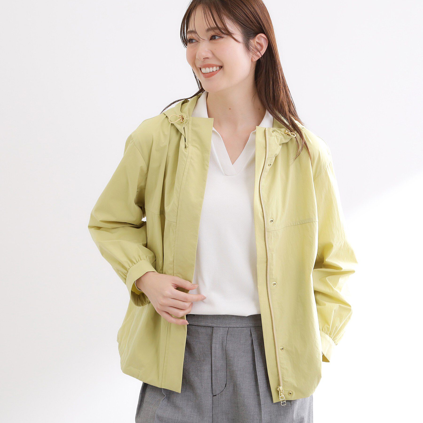Reflect「【花粉バリア】マウンテンパーカー」|ブルゾン・スタジャン|ライトイエロー(03