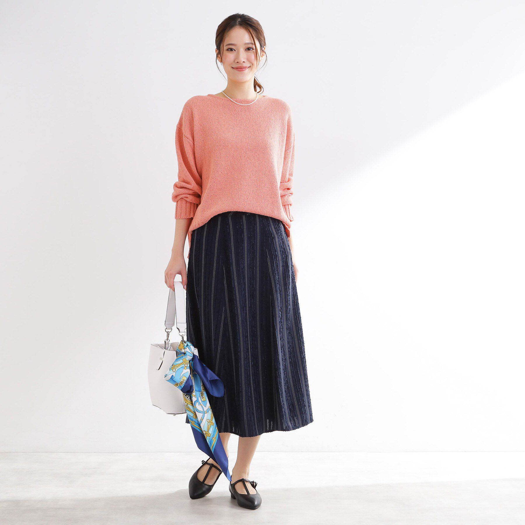 Reflect「【レイヤードにおすすめ◎】ロング丈リラクシーニット」|ニット・セーター|