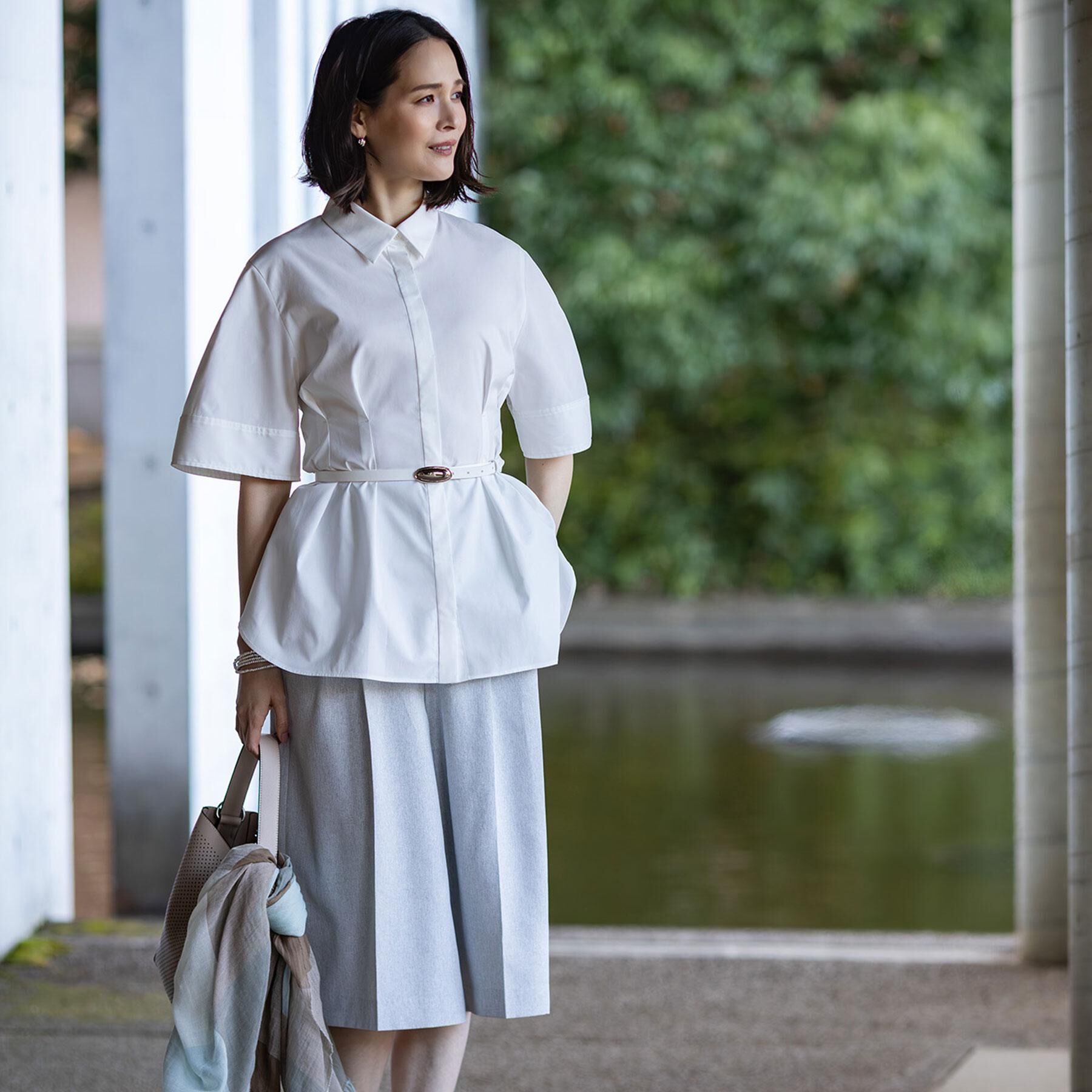 Reflect「リネンライクワイドミディパンツ」|その他|