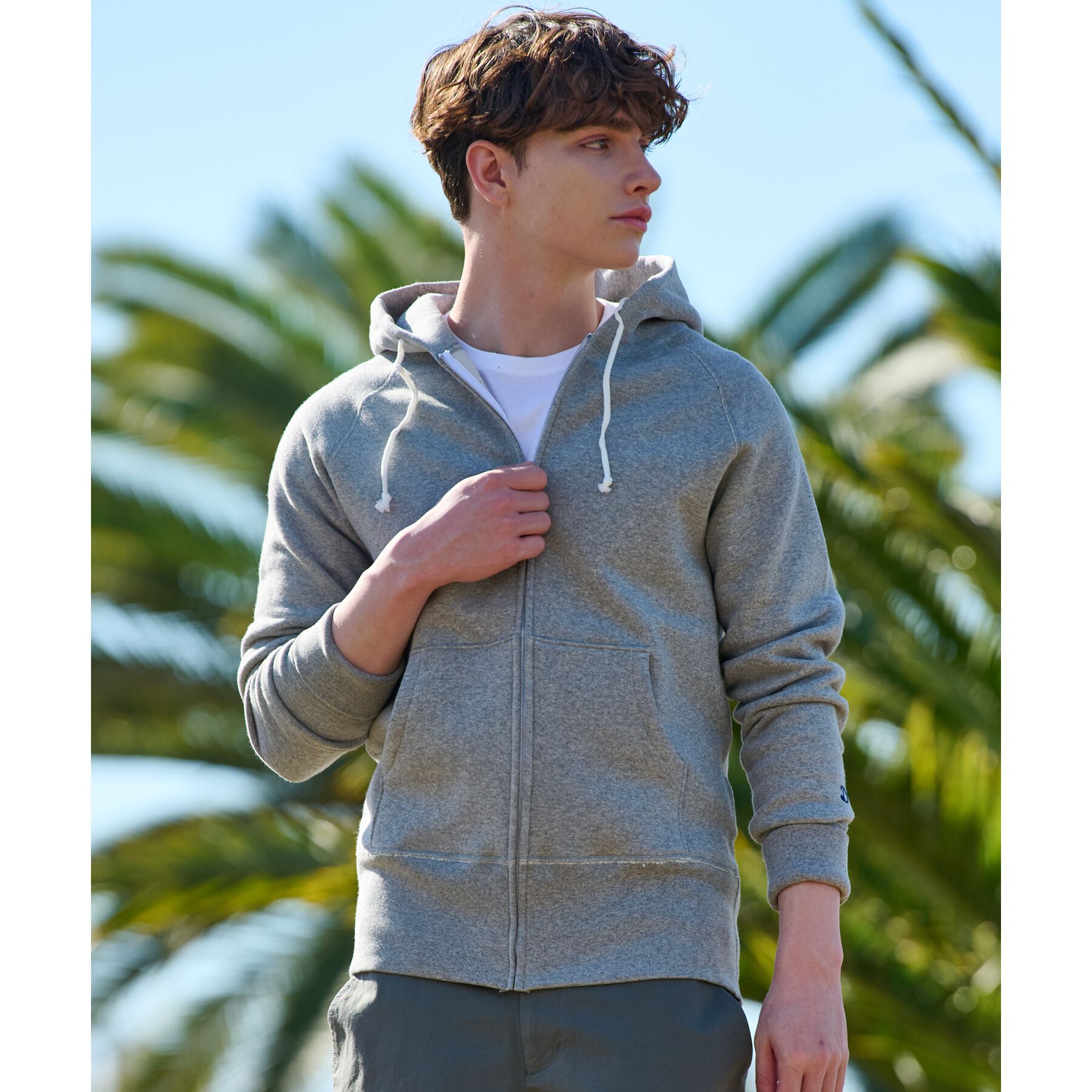 DRESSTERIOR「【ベストセラー】デキシー吊裏毛ジップアップパーカ」|パーカー|