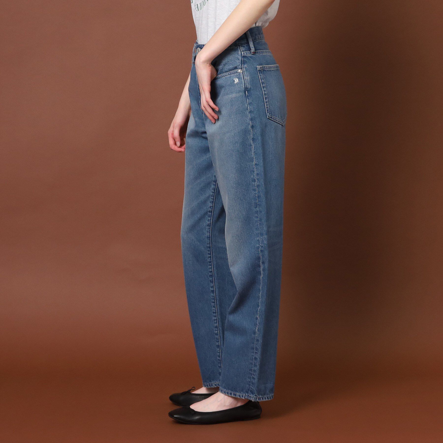 DRESSTERIOR「【洗える】テーパードコンフォートデニム」|デニム|