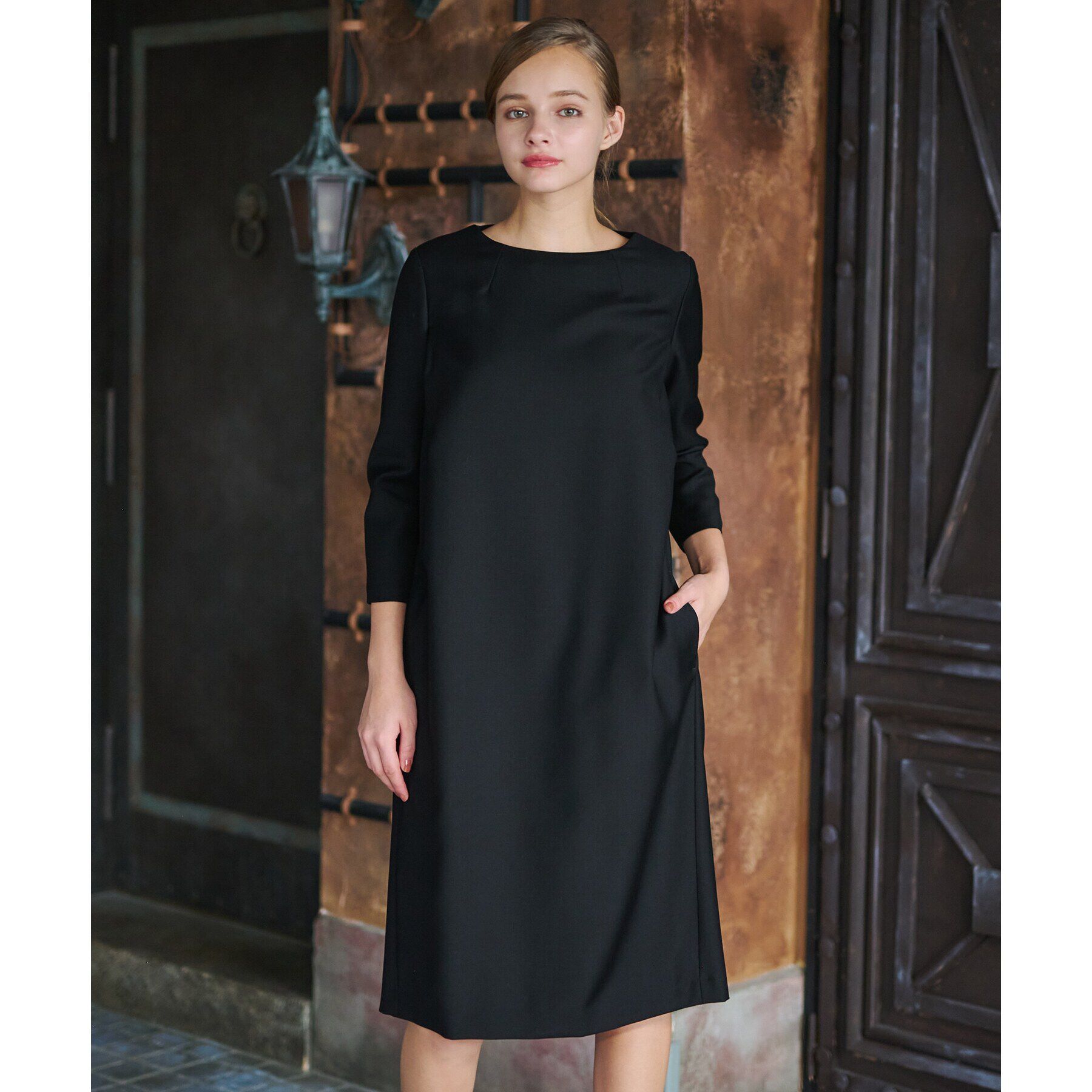 DRESSTERIOR「【セットアップ可】ブラックフォーマルワンピース」|ワンピース|