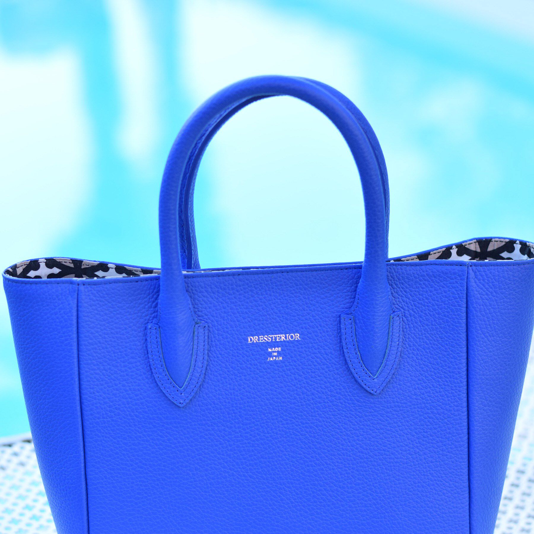 DRESSTERIOR「【大人MUSE5月号掲載】【日本製】シュリンクレザーミニトート」|トートバッグ|