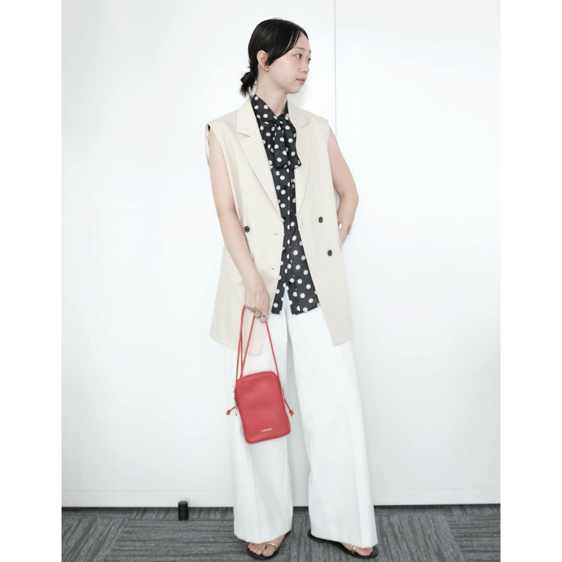 DRESSTERIOR「【洗える/吸水速乾/接触冷感/UVカット】リネンミックスストレッチワイドパンツ」|その他|