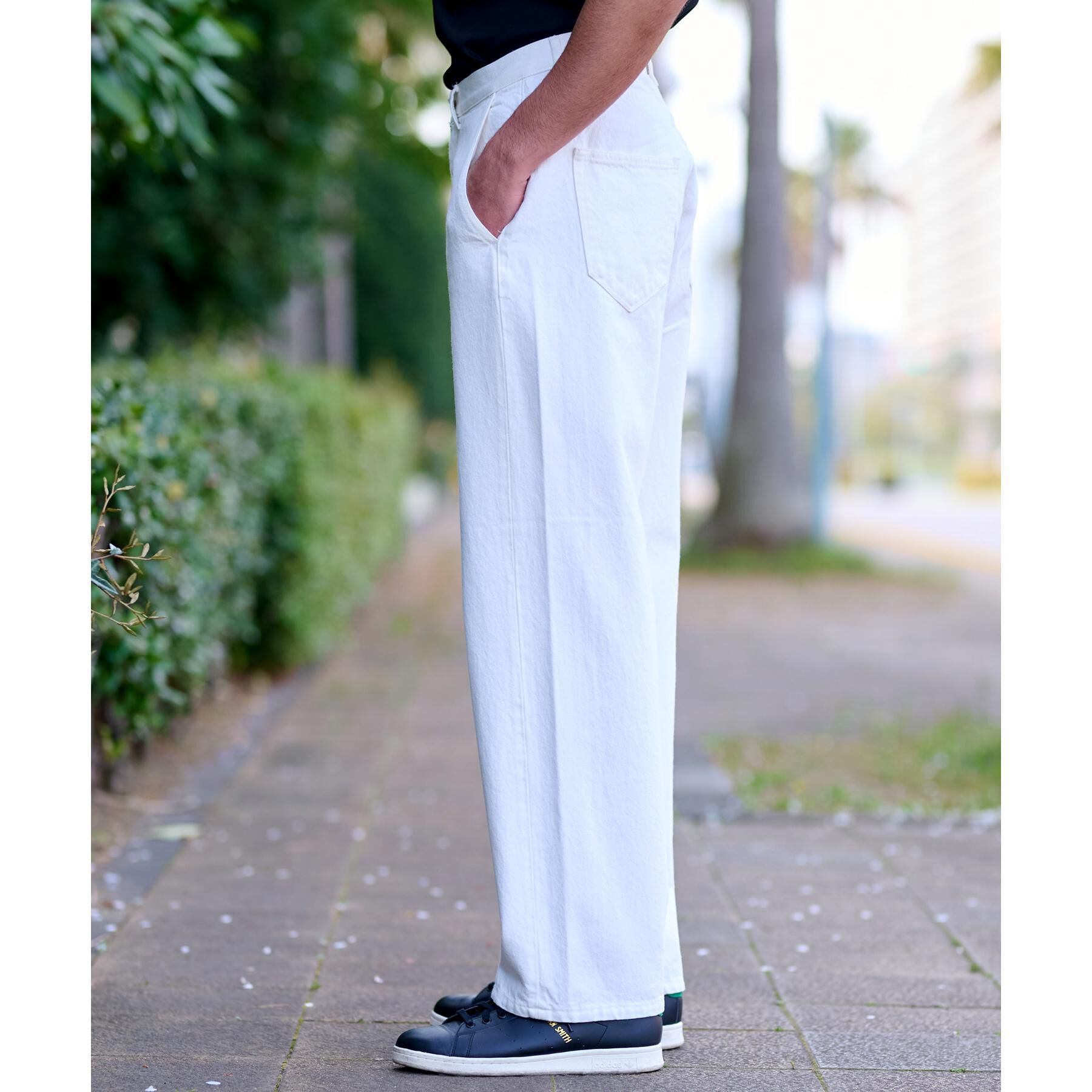 DRESSTERIOR「CONEデニム ワイドパンツ」|デニム|