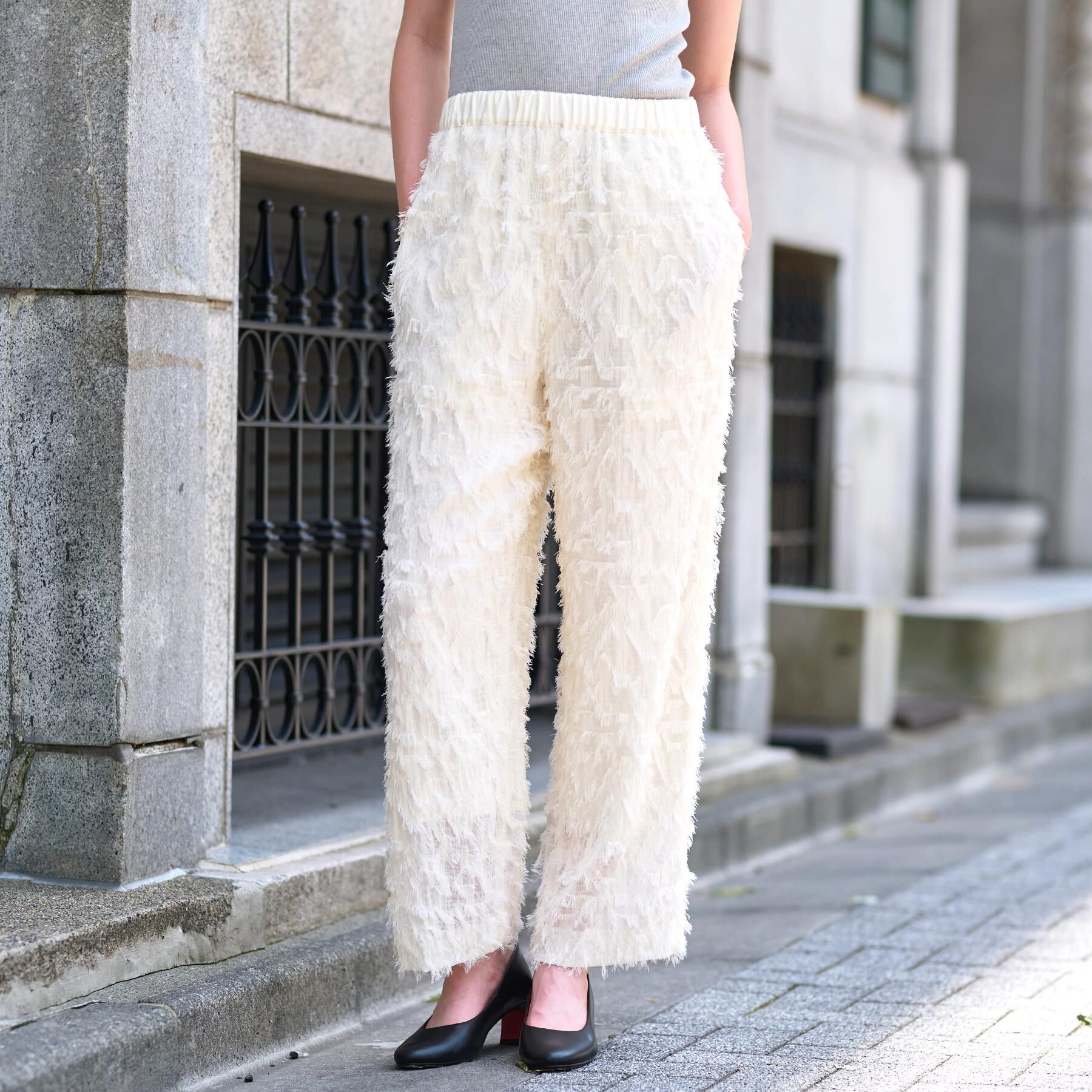 DRESSTERIOR「【セットアップ可/美人百花/美香さん着用】カットジャカードイージーパンツ」|その他|