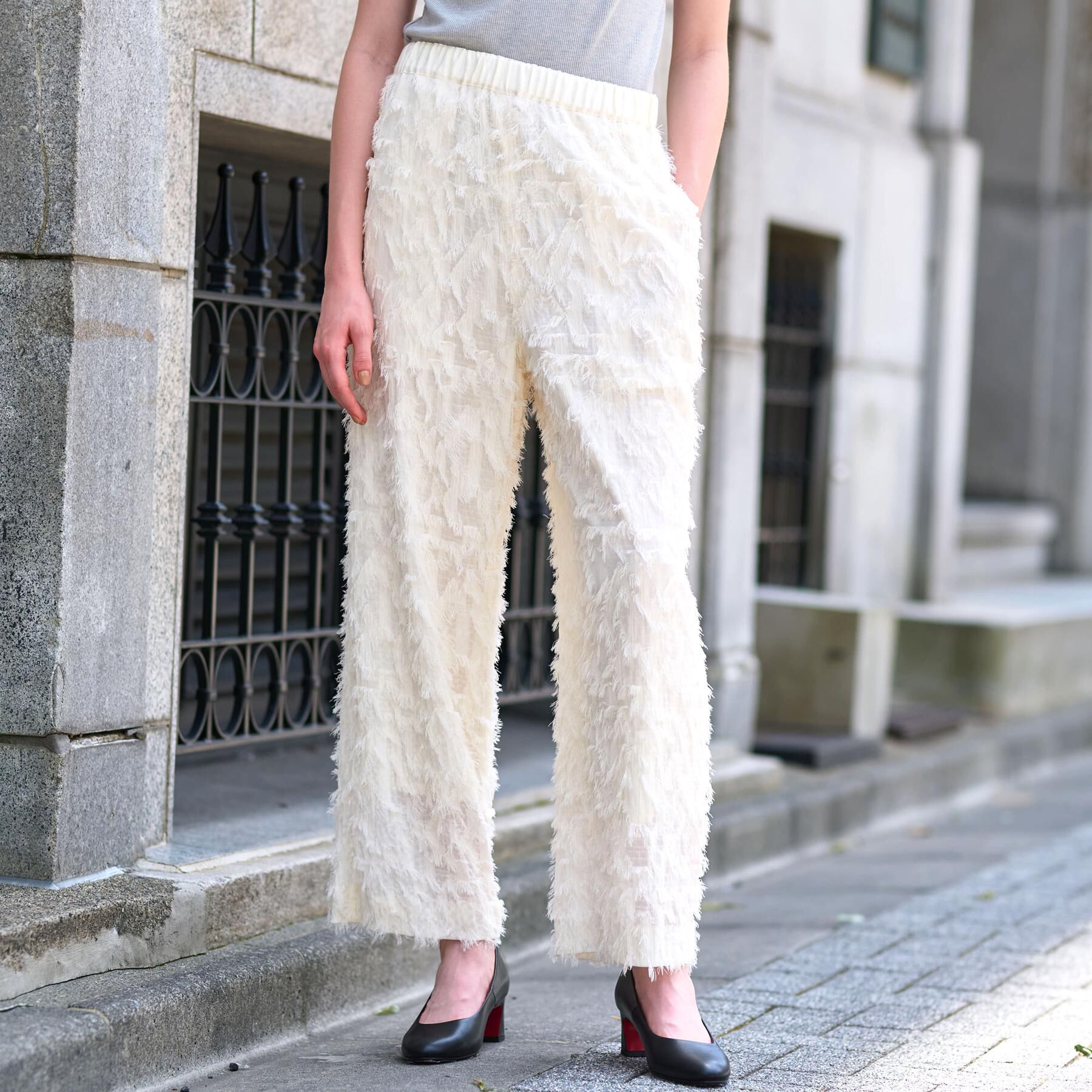 DRESSTERIOR「【セットアップ可/美人百花/美香さん着用】カットジャカードイージーパンツ」|その他|