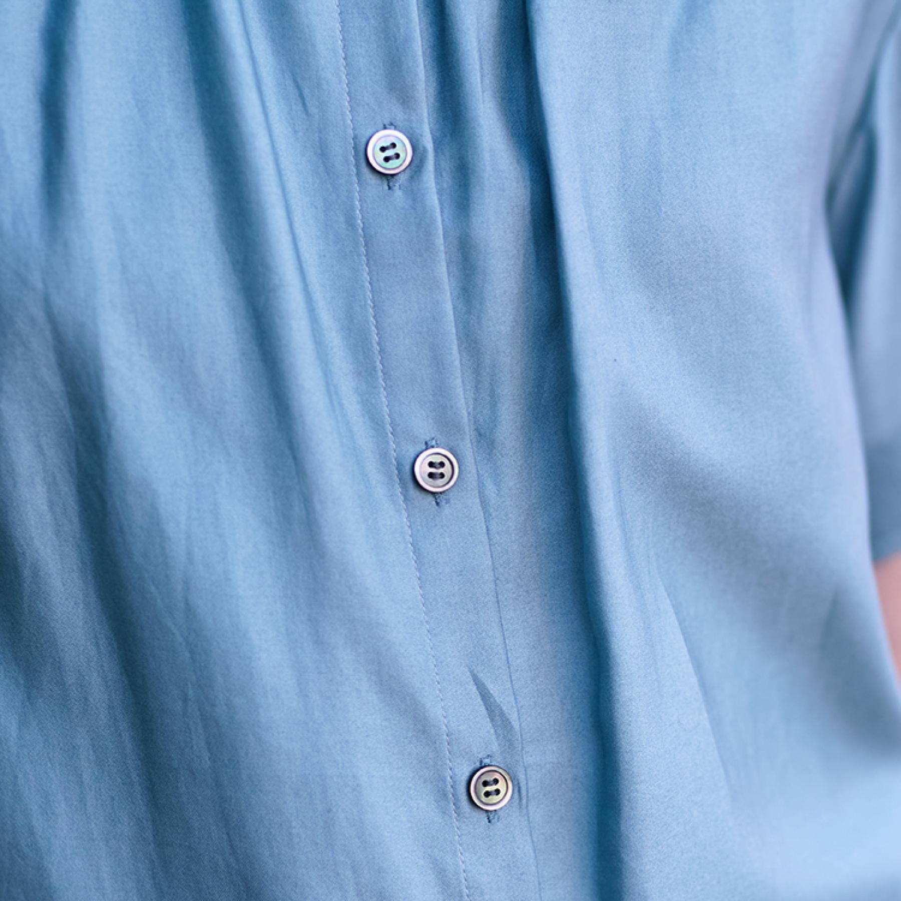 DRESSTERIOR「【洗える/コットン100％】バックフレアティアードブラウス」|シャツ・ブラウス|