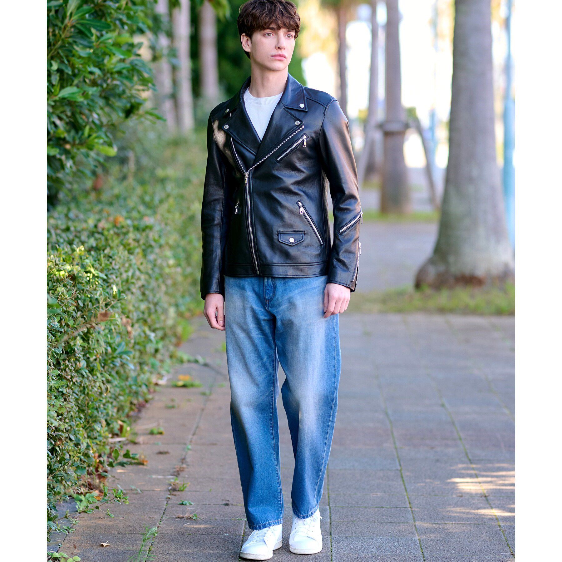 DRESSTERIOR「【Safari5月号掲載】10．6oz コンフォートワイドデニムパンツ」|デニム|