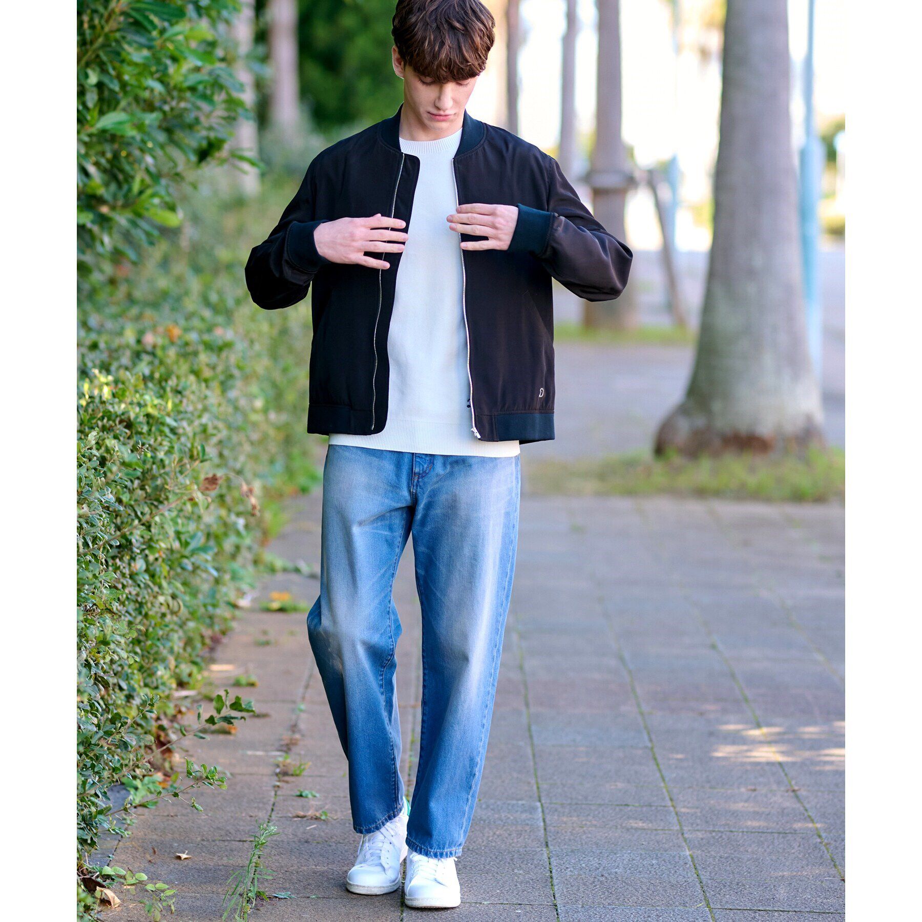 DRESSTERIOR「【Safari5月号掲載】10．6oz コンフォートワイドデニムパンツ」|デニム|