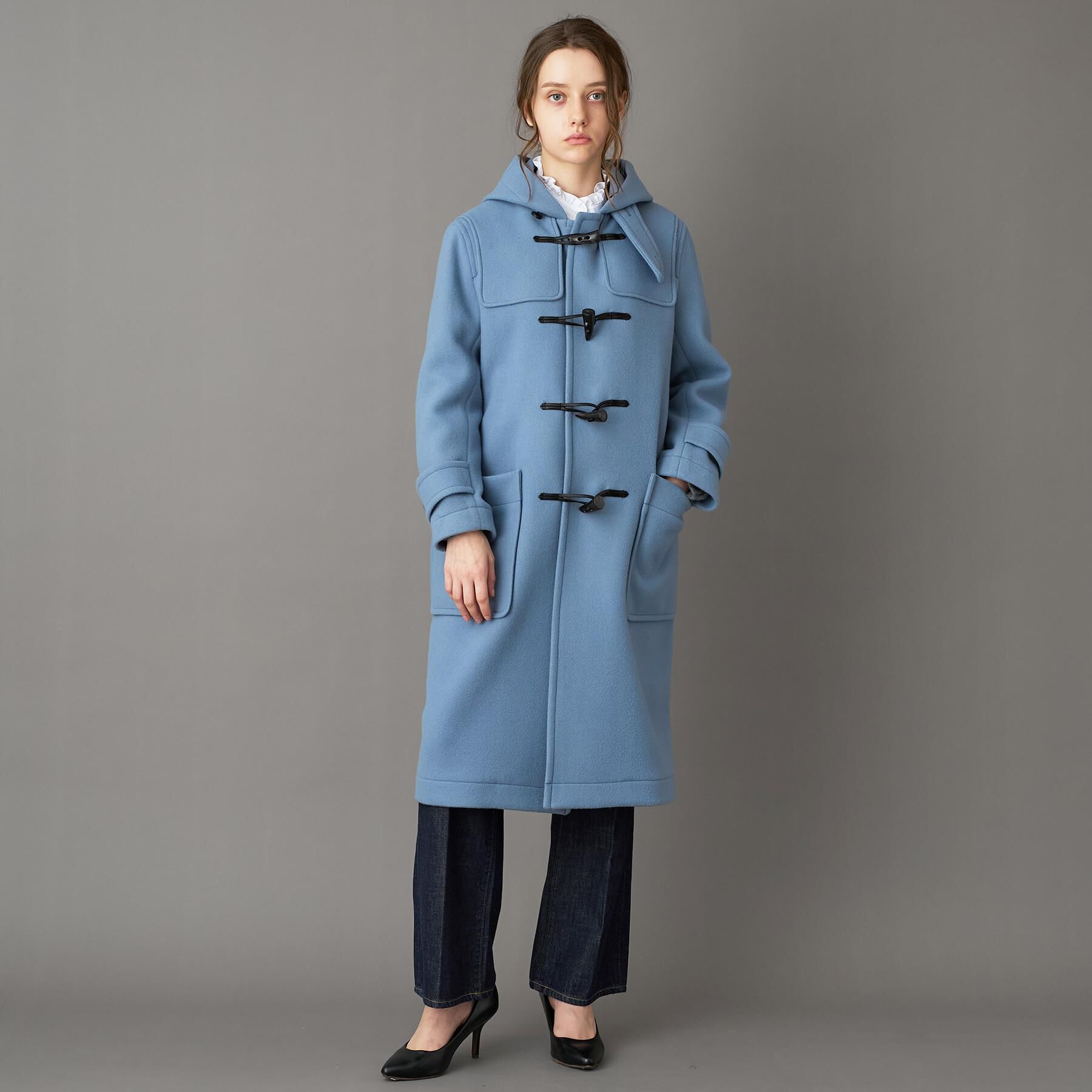 DRESSTERIOR「Superfineリサイクルメルトンダッフルコート」|ダッフルコート|