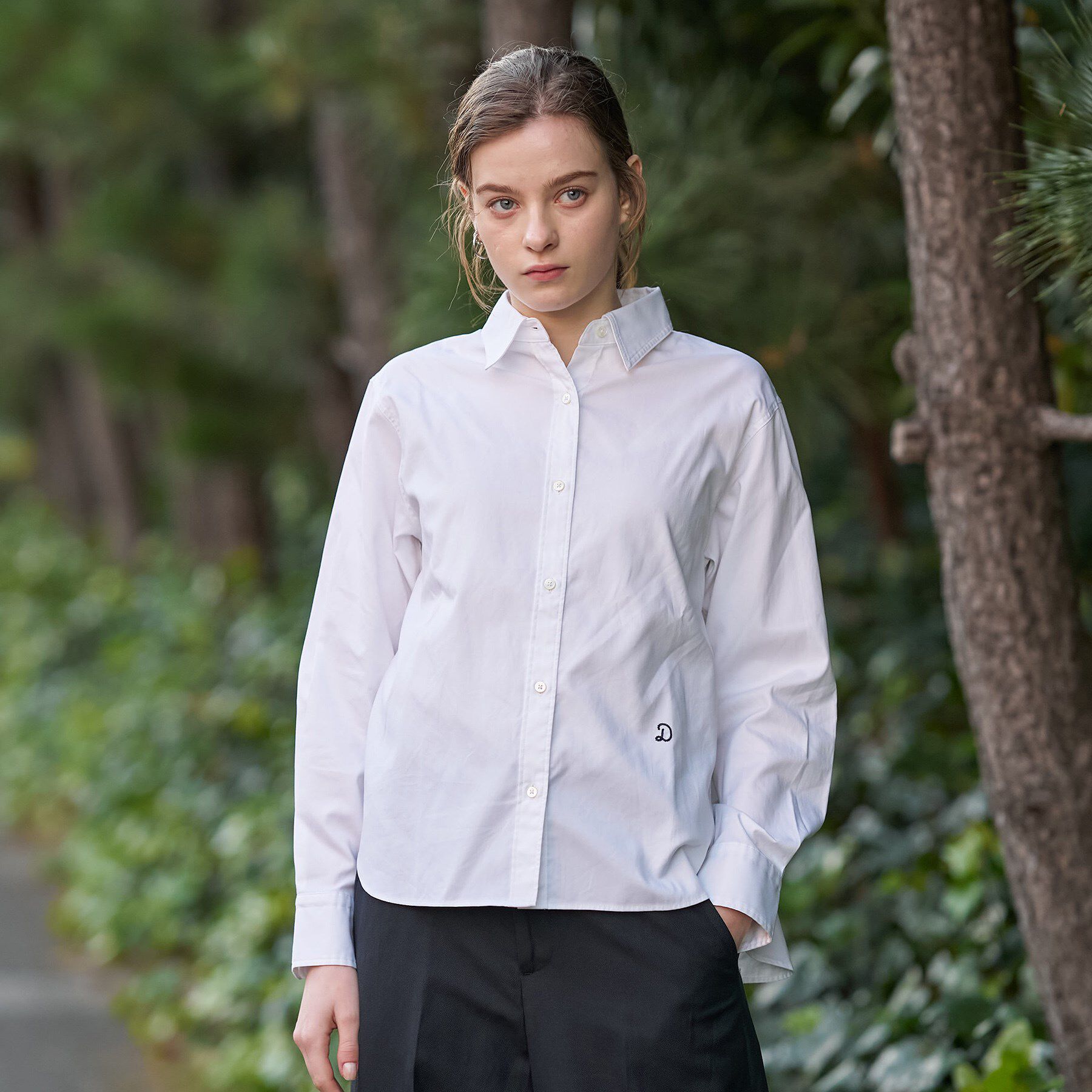 DRESSTERIOR「オックスフォードシャツ」|シャツ・ブラウス|オフホワイト(003