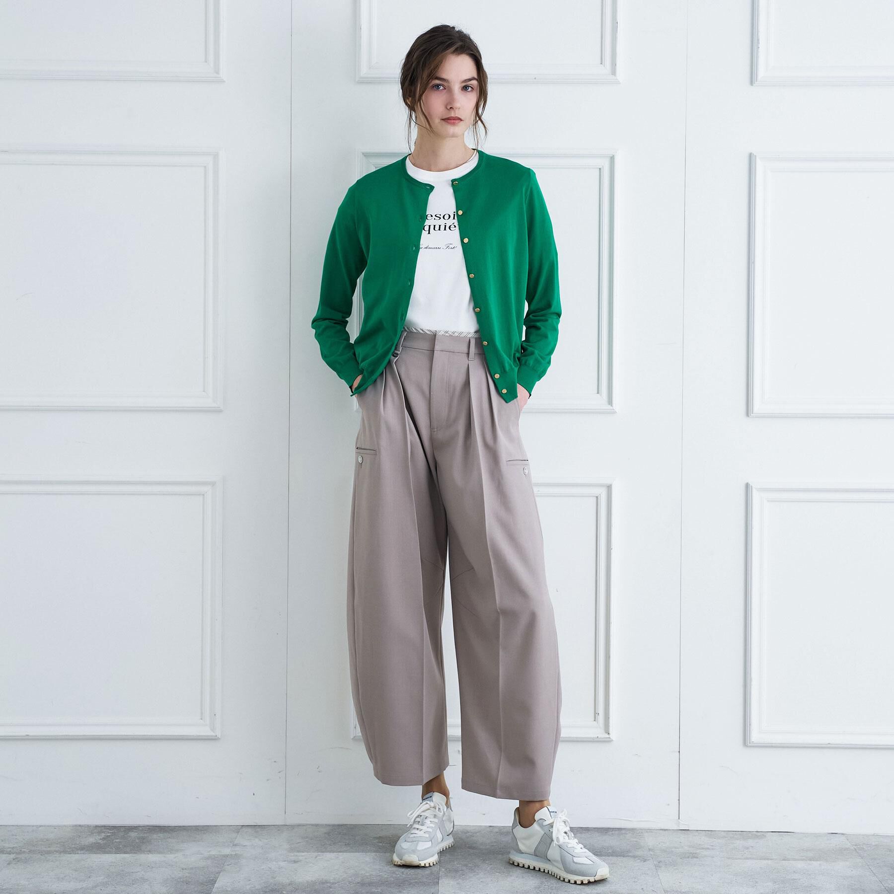 DRESSTERIOR「【ウォッシャブル】コットンシルク カーディガン」|カーディガン|