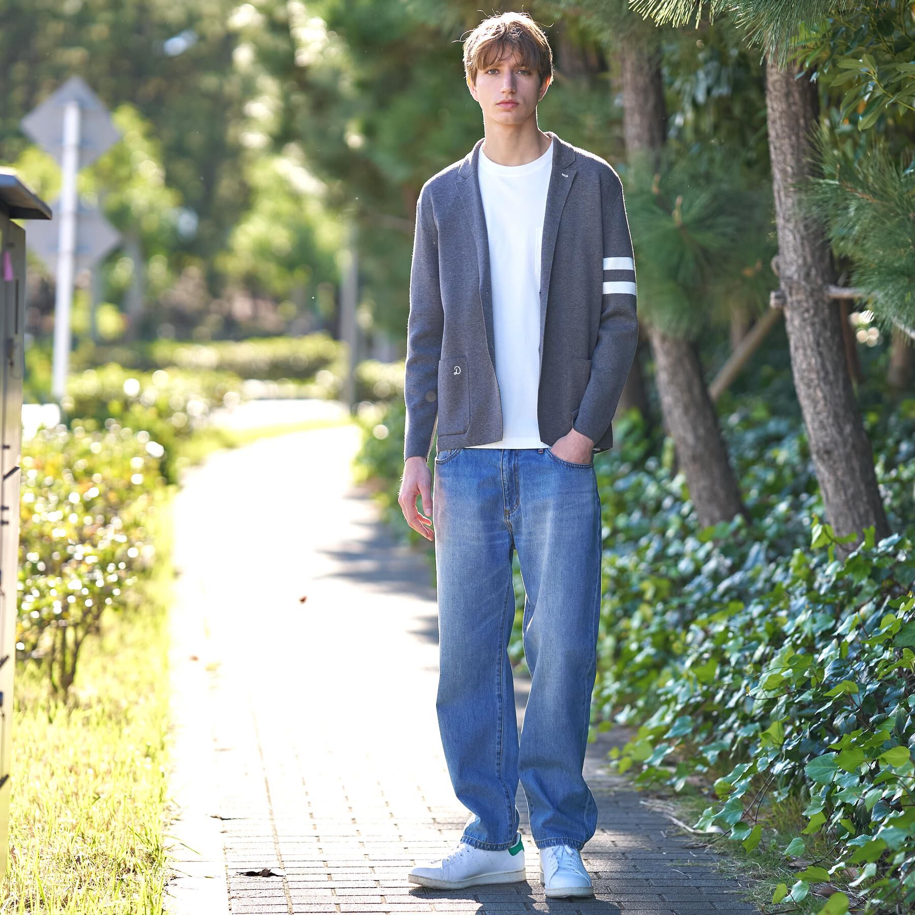 DRESSTERIOR「【ウォッシャブル】スプリング ニットジャケット」|カーディガン|