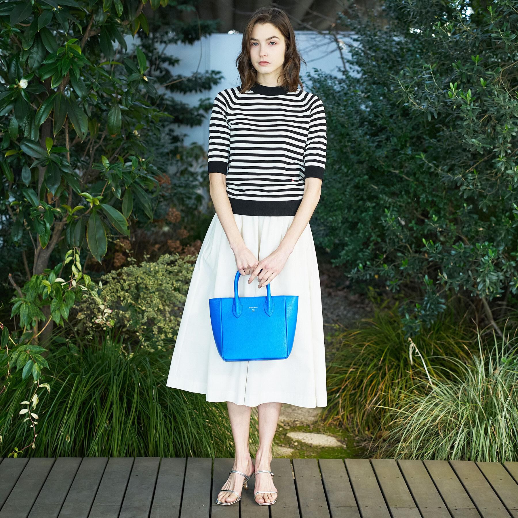 DRESSTERIOR「【大人MUSE5月号掲載】コットンシルクマルチボーダーニット」|ニット・セーター|