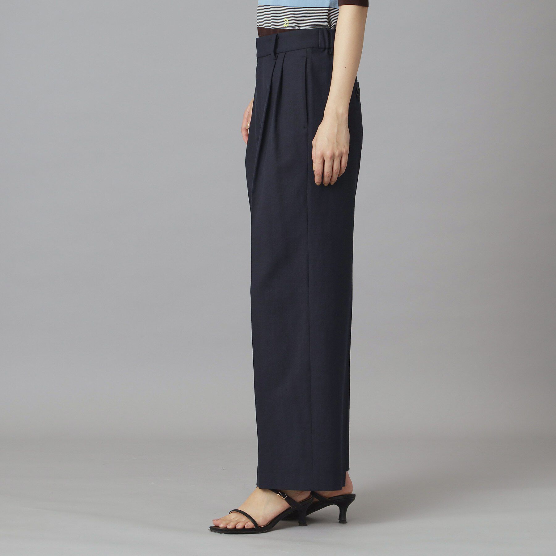 DRESSTERIOR「【吸水速乾/セットアップ可】リネンブレンドオックスストレートパンツ」|その他|