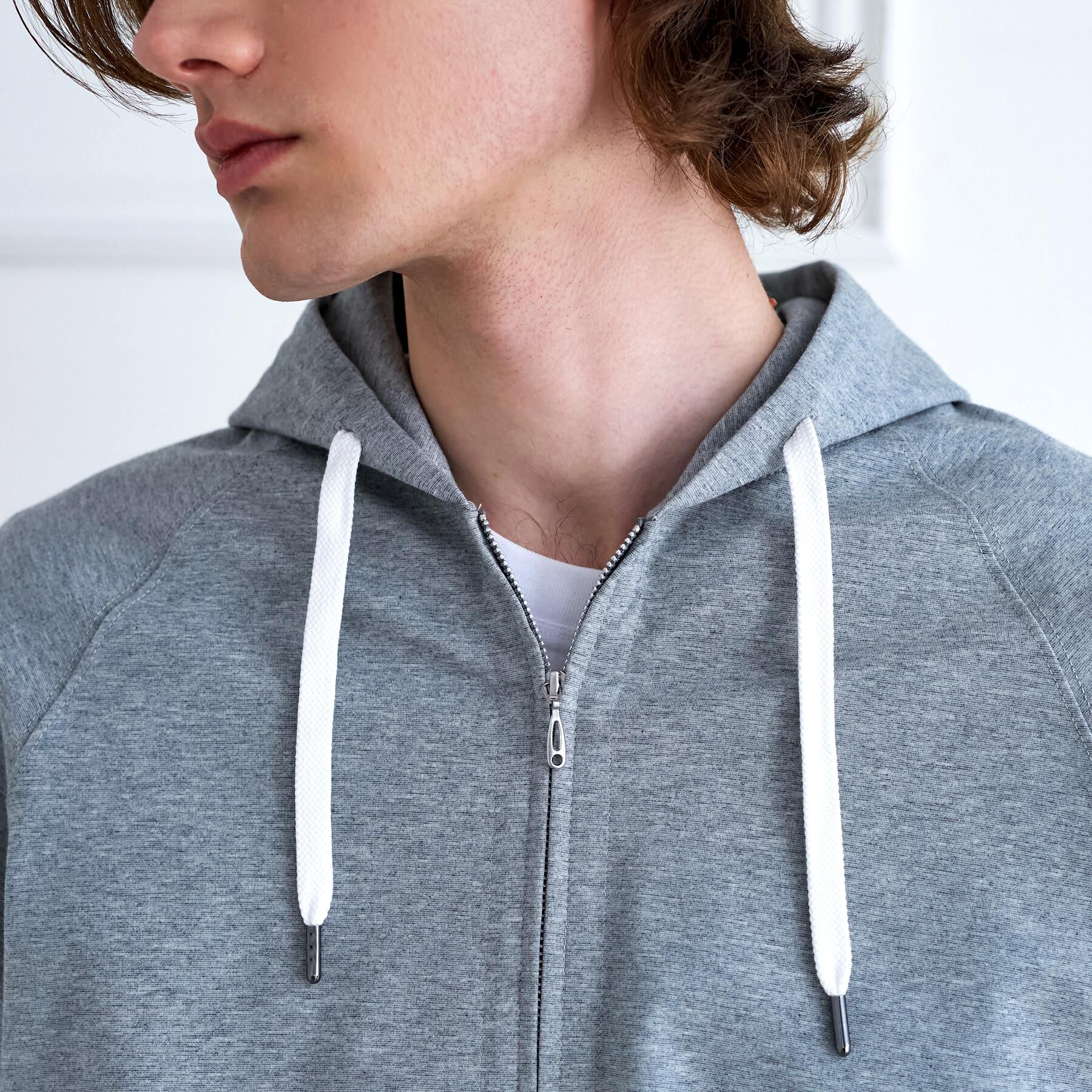 DRESSTERIOR「【接触冷感／セットアップ可】ドライタッチ ハイカウントジップアップパーカ」|パーカー|