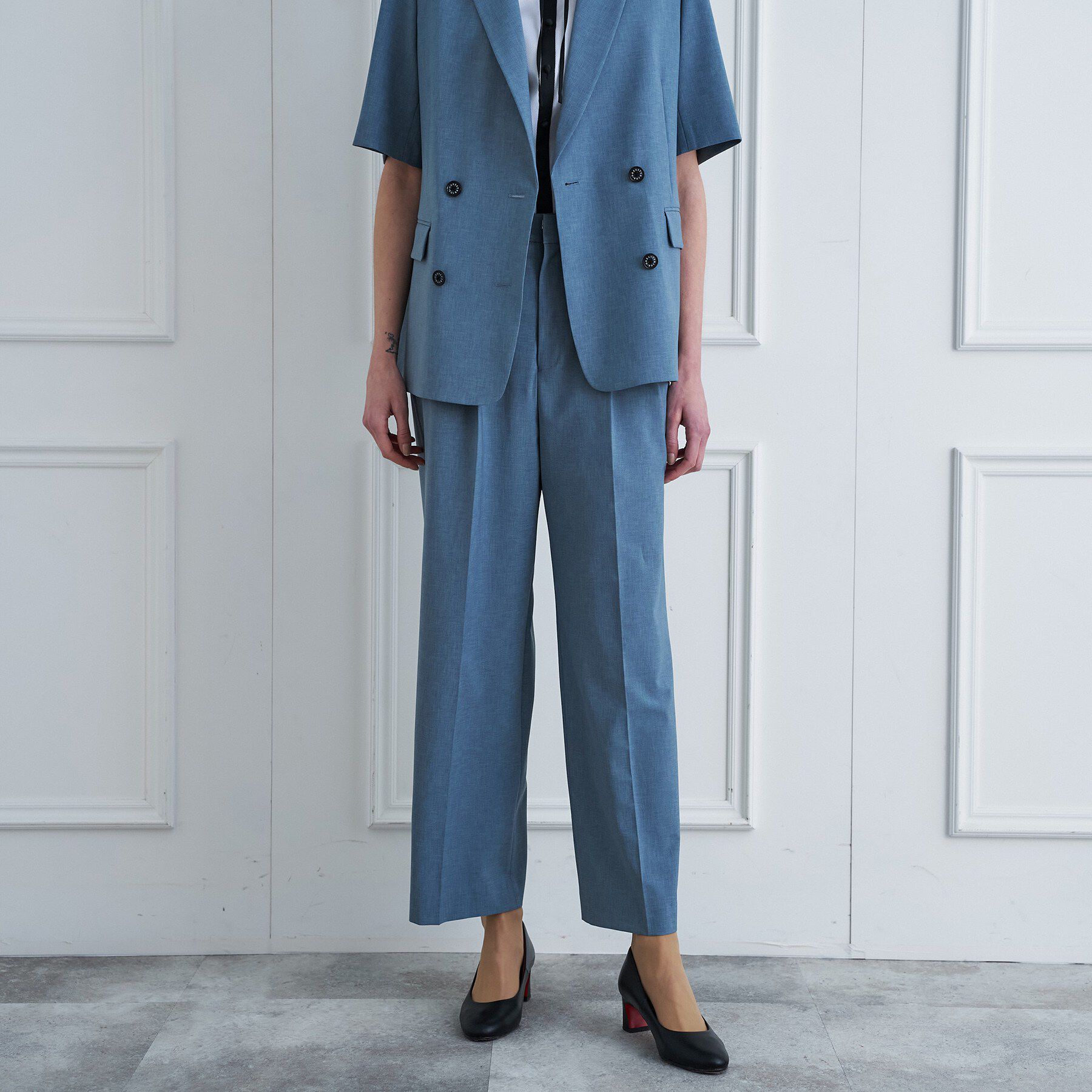 DRESSTERIOR「【大人MUSE5月号掲載】【セットアップ可】ウォッシャブルタックワイドパンツ」|その他|