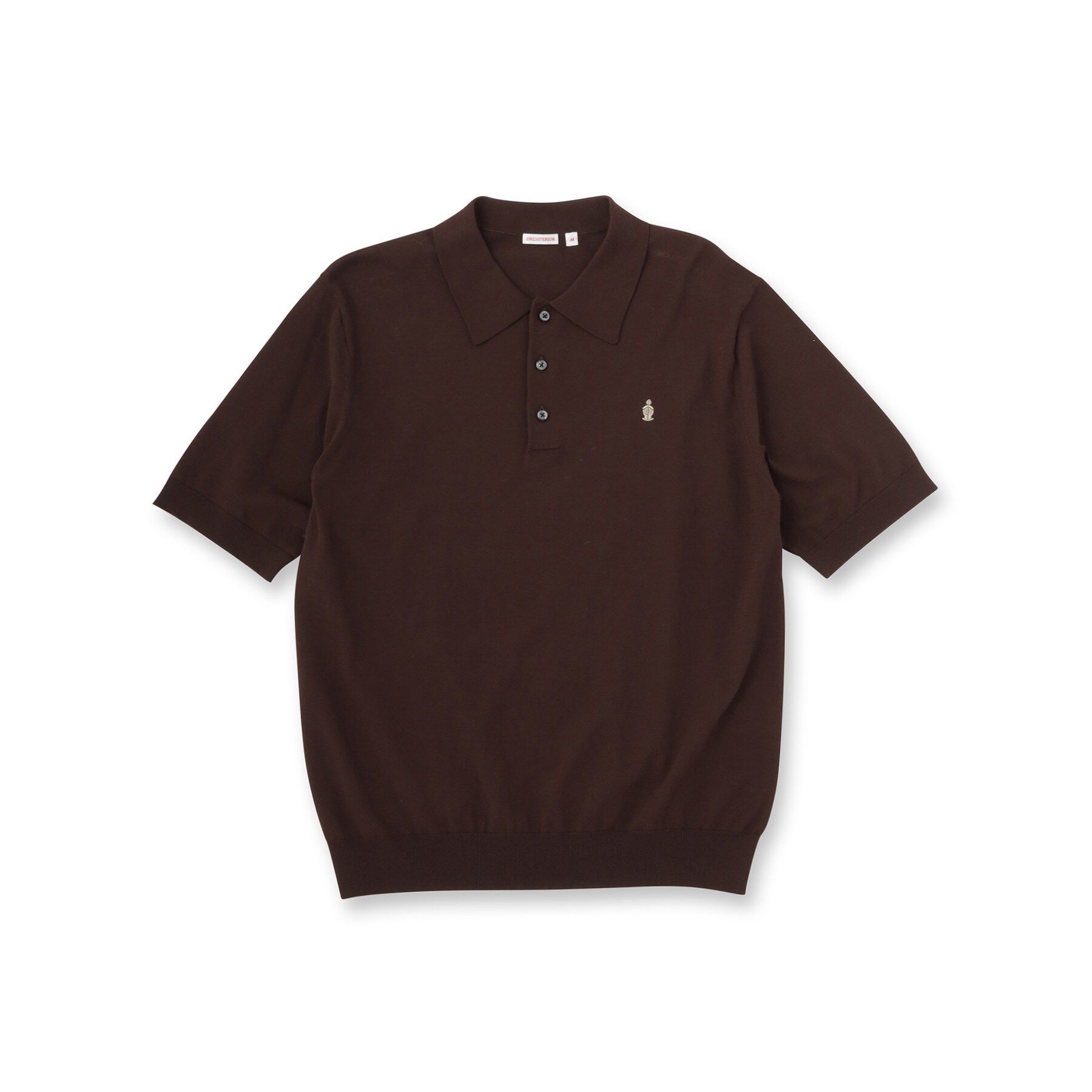 DRESSTERIOR「【ウォッシャブル】コットンシルク混 ニットポロシャツ」|ニット・セーター|