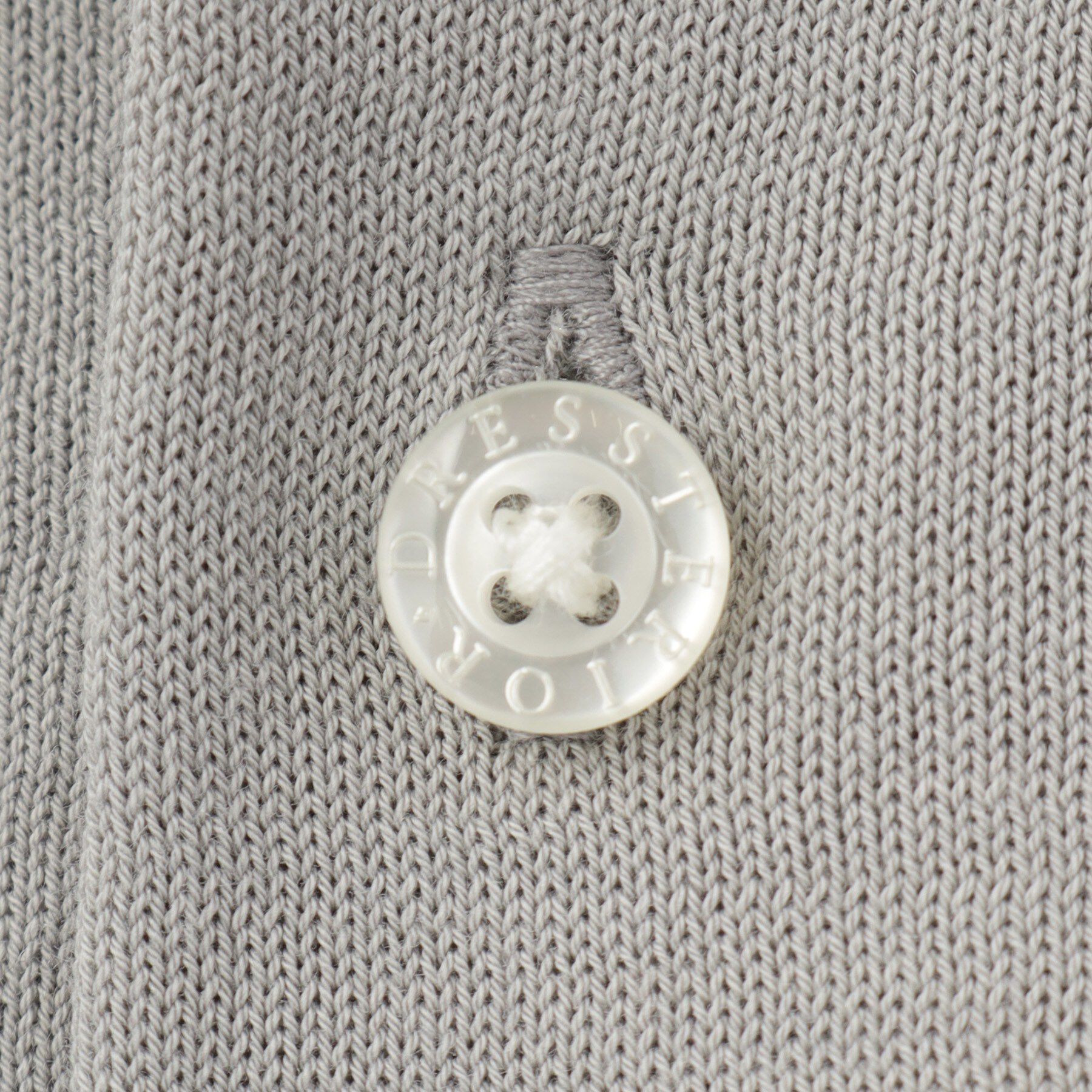 DRESSTERIOR「【ウォッシャブル】コットンシルク混 ニットポロシャツ」|ニット・セーター|