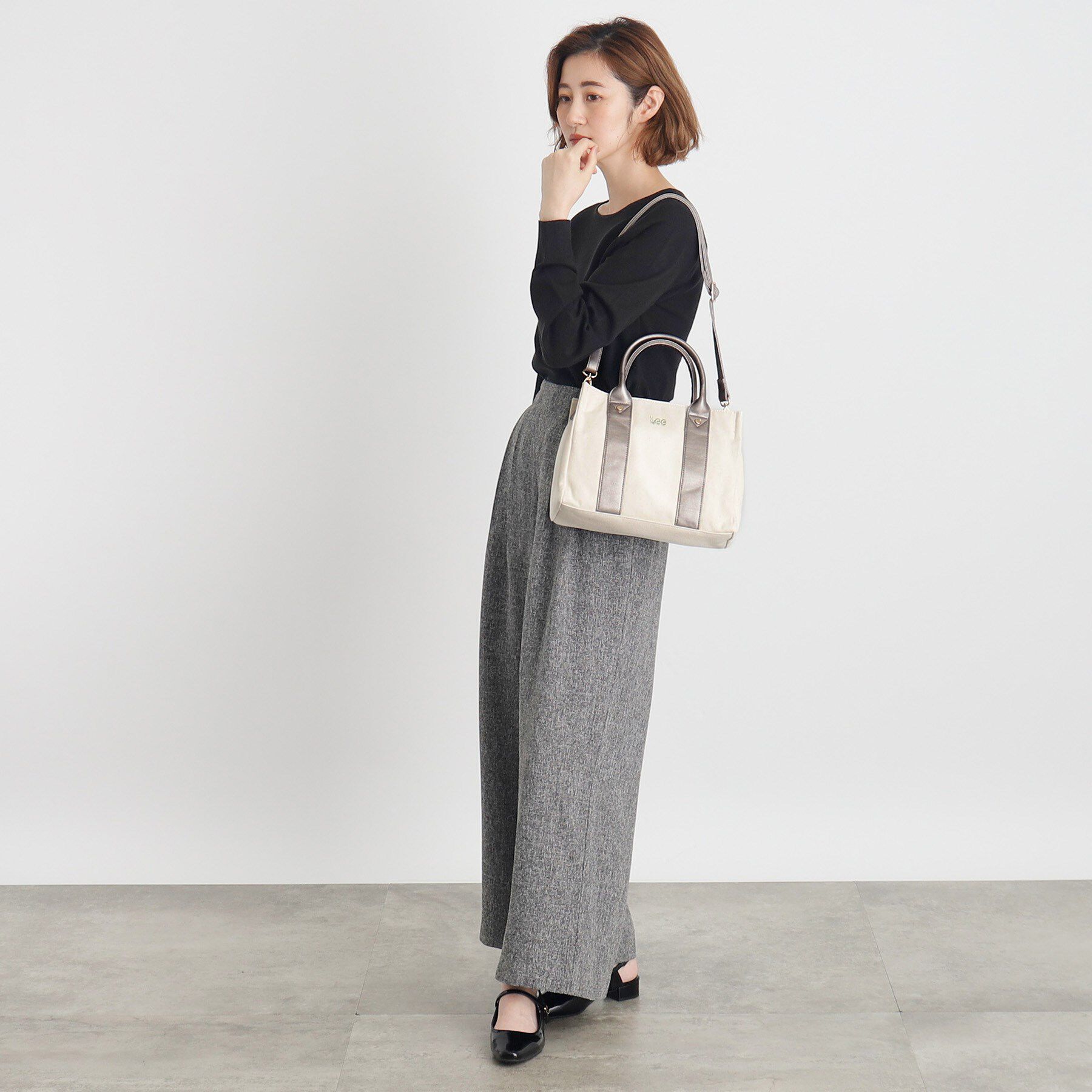 grove「【Lee別注】スクエアキャンバストート」|トートバッグ|