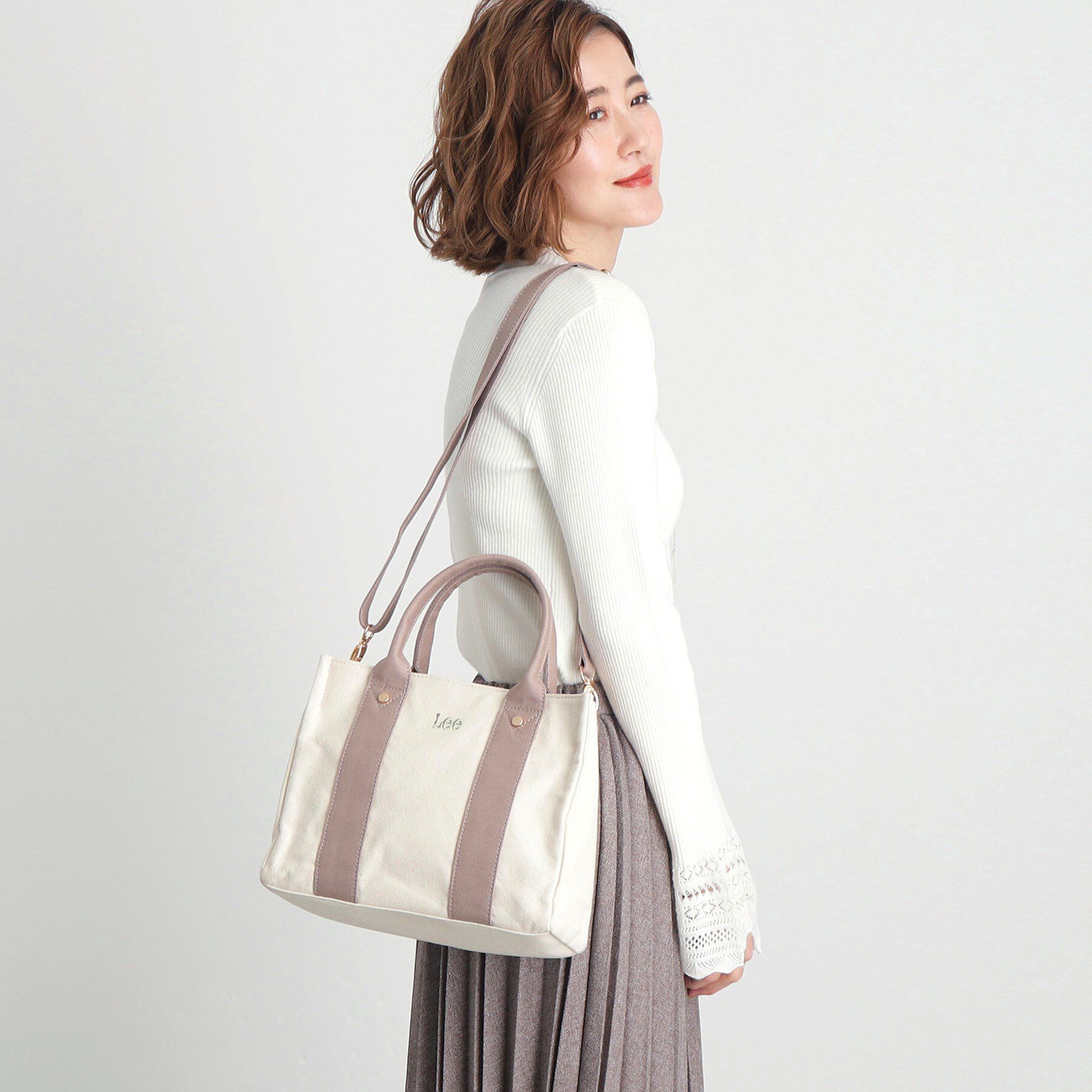 grove「【Lee別注】スクエアキャンバストート」|トートバッグ|