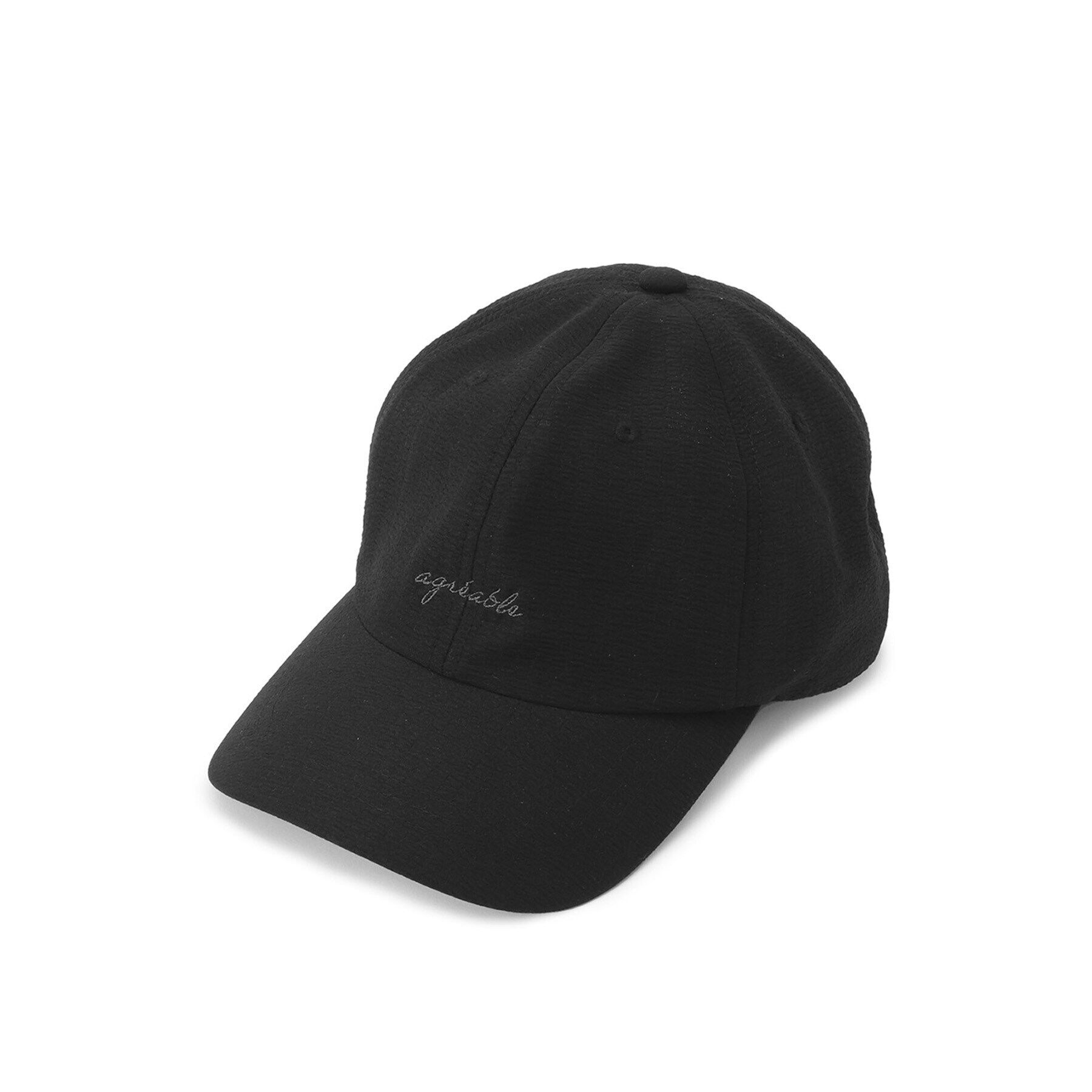 grove「ぽこぽこロゴ刺繍キャップ」|キャップ・キャスケット|ブラック(019)