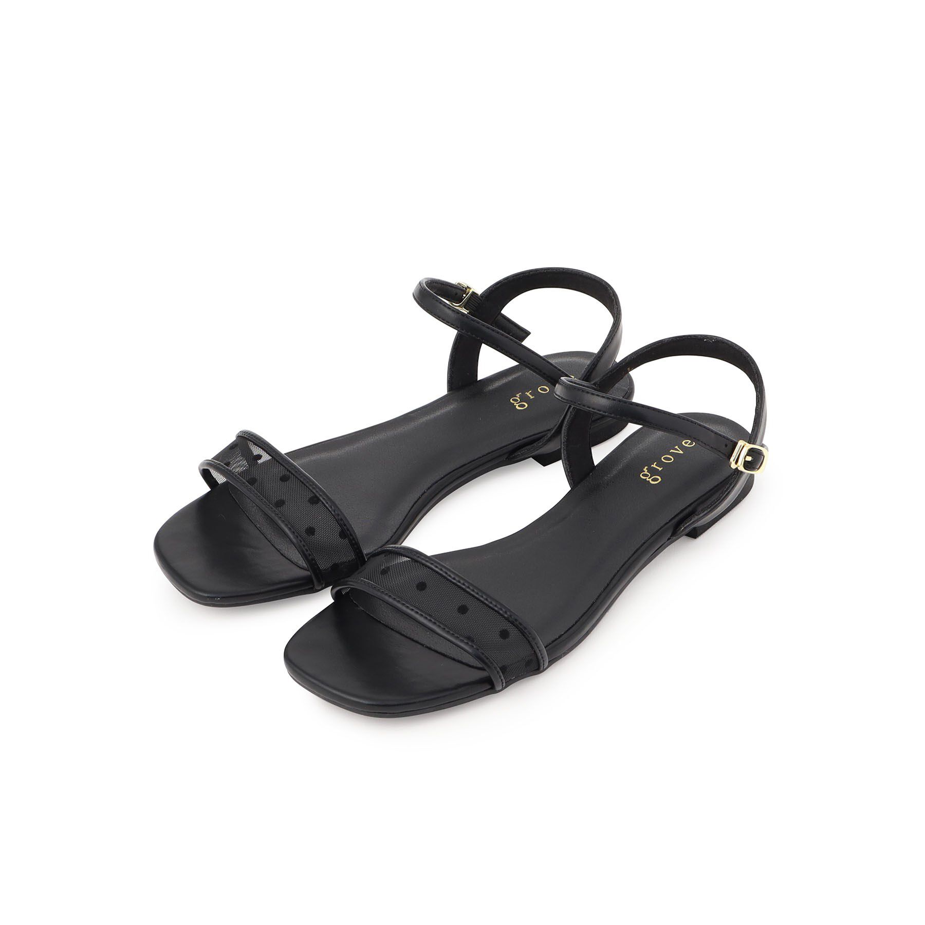 grove「アンクルストラップアソートフラットサンダル」|サンダル|チュールドット(81