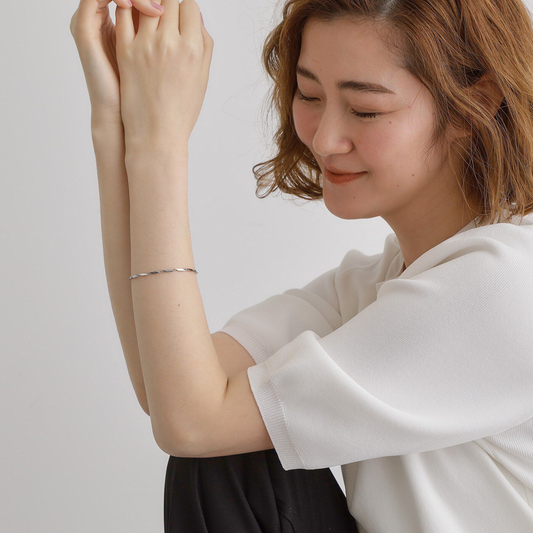 grove「【ステンレス】メタルチェーンブレスレット」|ブレスレット・バングル|