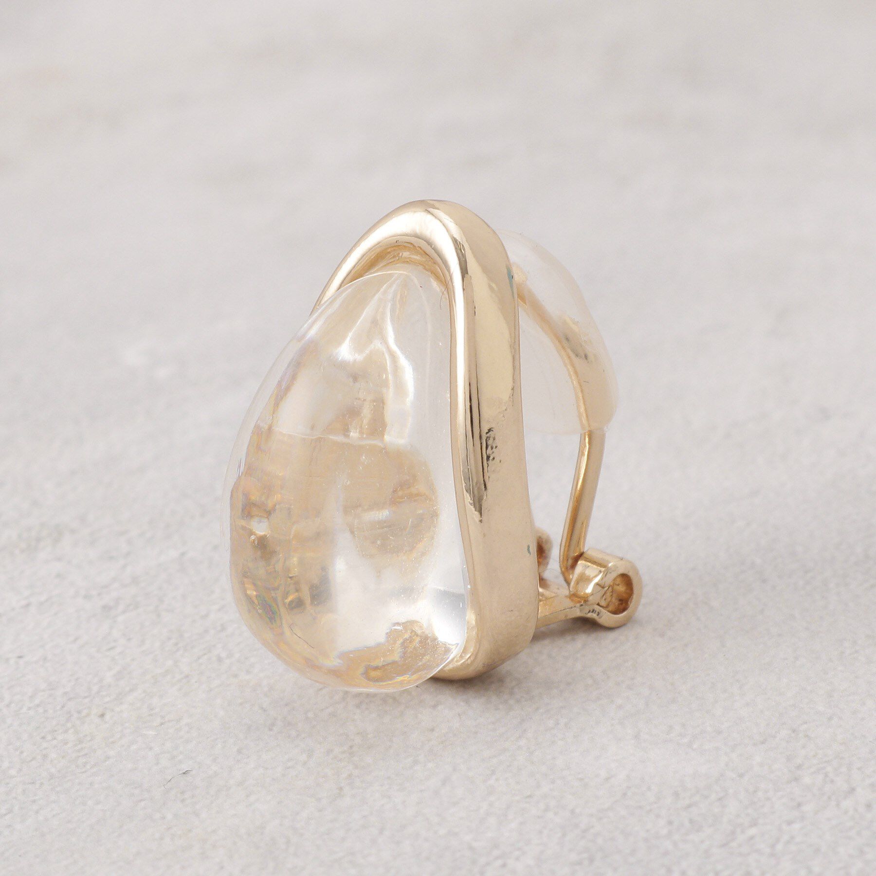 grove「ビッグクリアメタルイヤリング」|イヤリング|