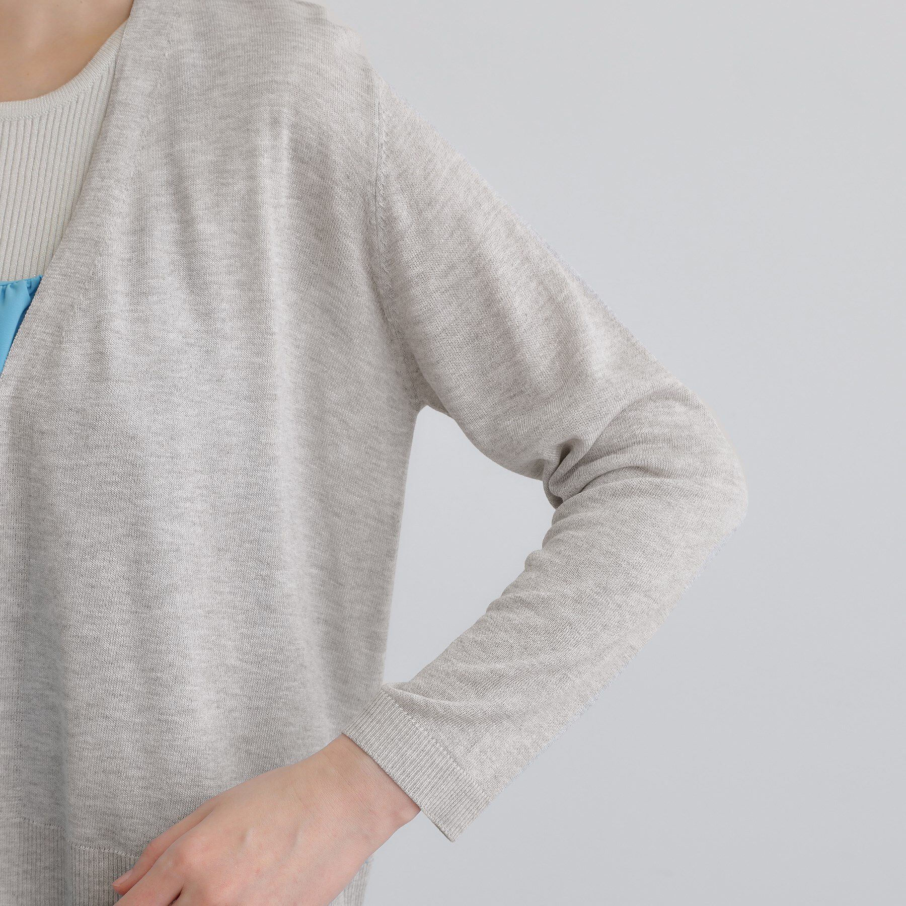 grove「【接触冷感/UVカットetc】夏に嬉しい機能付き！ベーシックショートカーディガン」|カーディガン|