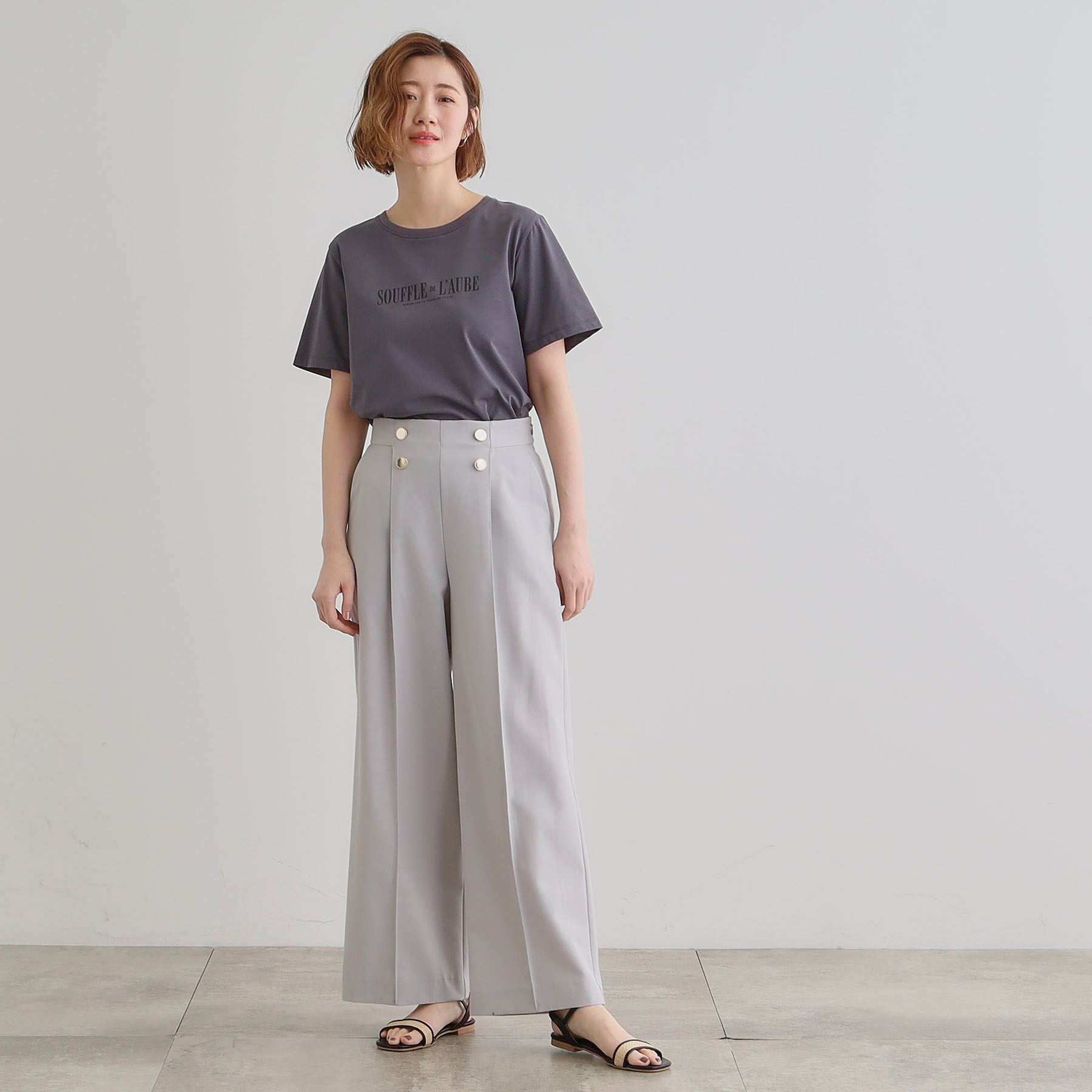 grove「さらっと快適　ピンタックマリンパンツ」|その他|